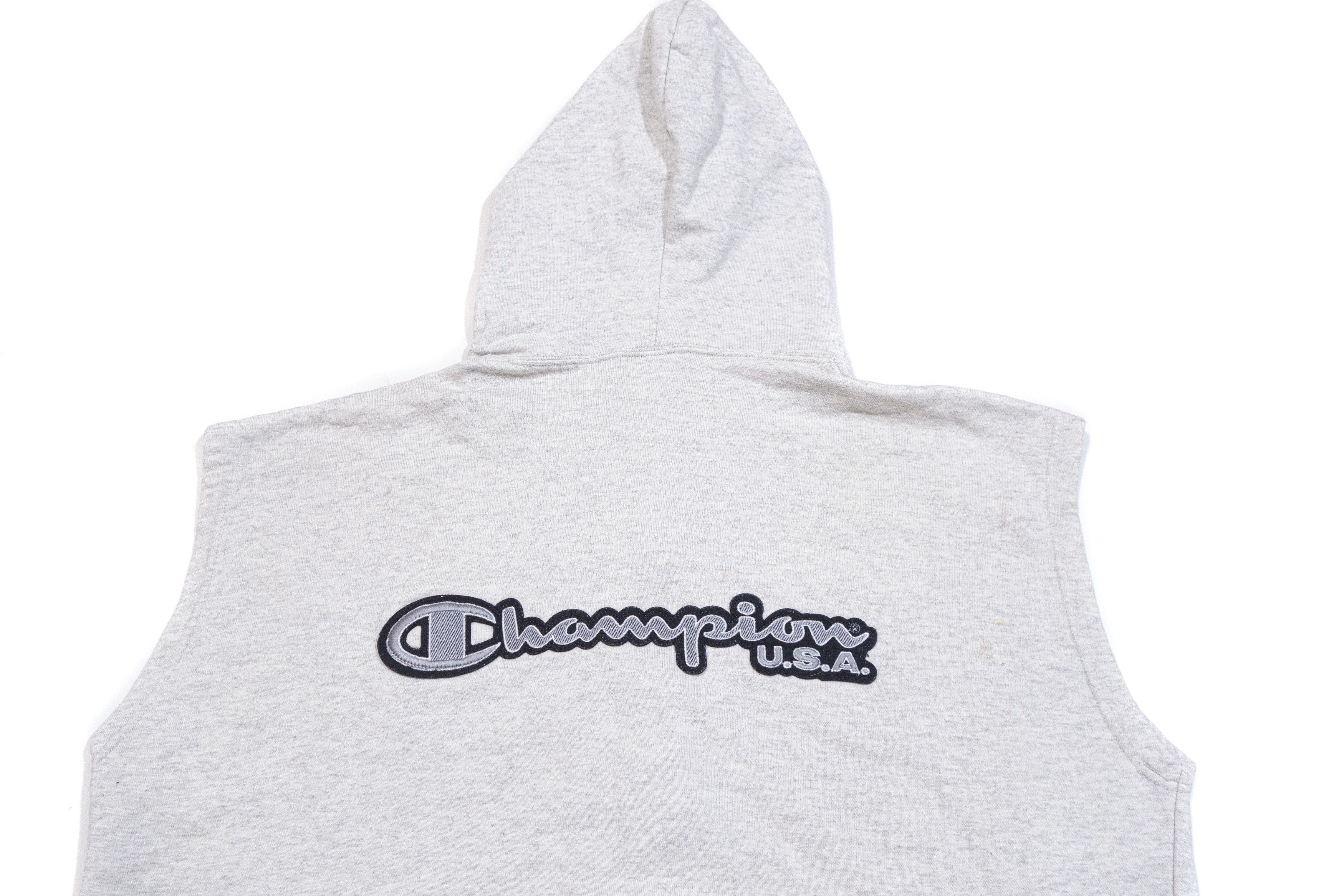Champion 90S Big Logo Hooded Vest Size US L / EU 52-54 / 3 - 3 Thumbnail