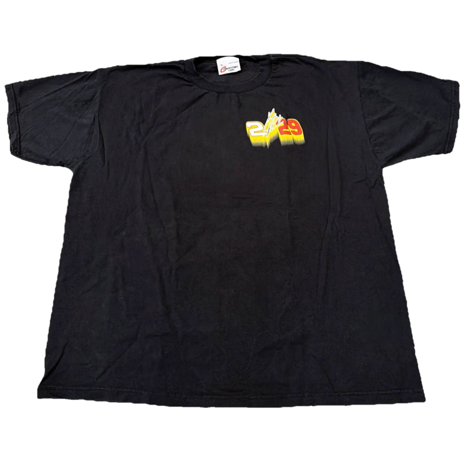NASCAR VINTAGE Kevin Harvick NASCAR T-Shirt XL Black Rookie Of The Year Racing Men Size US XL / EU 56 / 4 - 2 Thumbnail