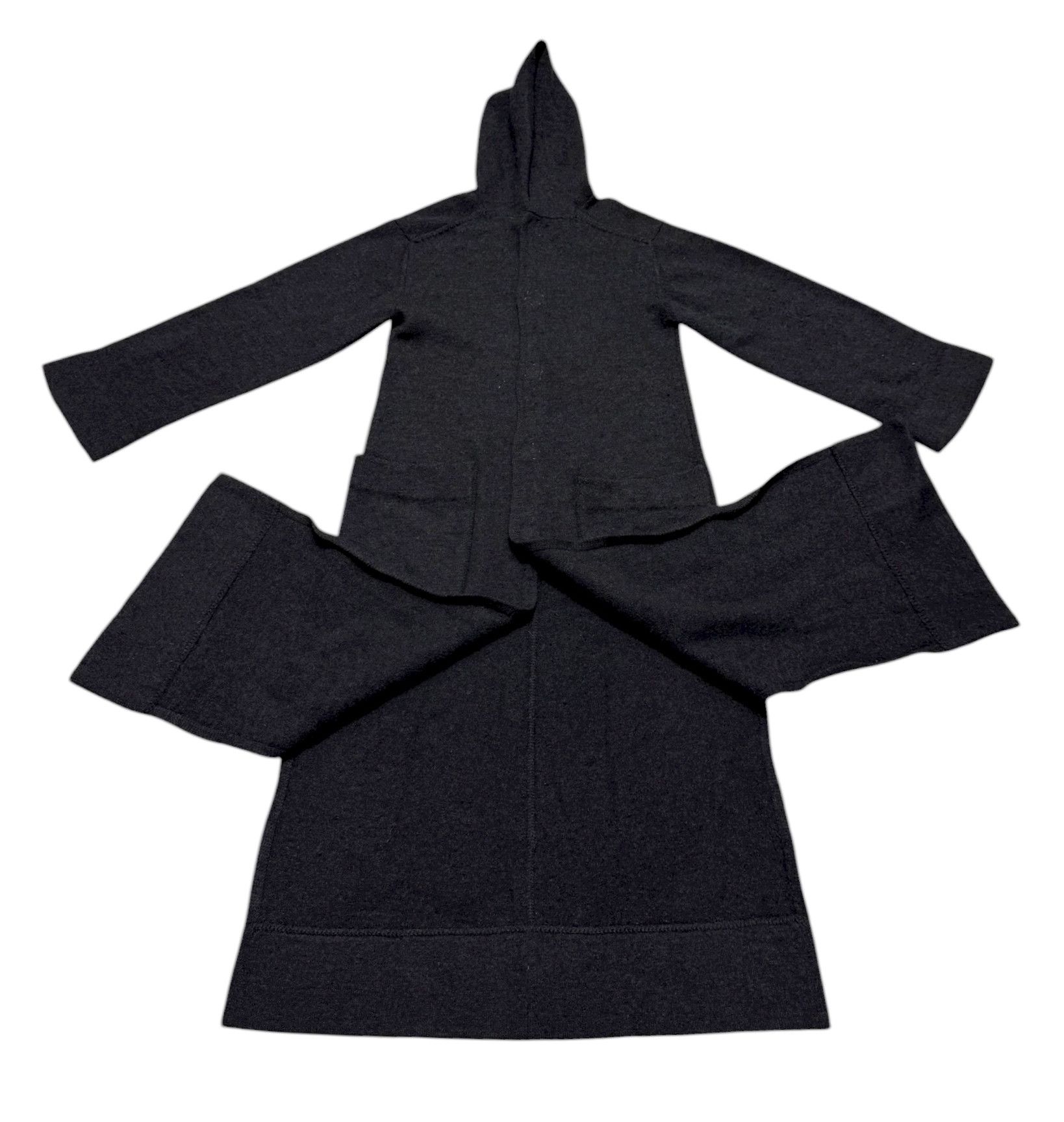 Yohji Yamamoto Yohji Yamamoto Noir Wool Hoodie Long Jacket Size US S / EU 44-46 / 1 - 10 Thumbnail