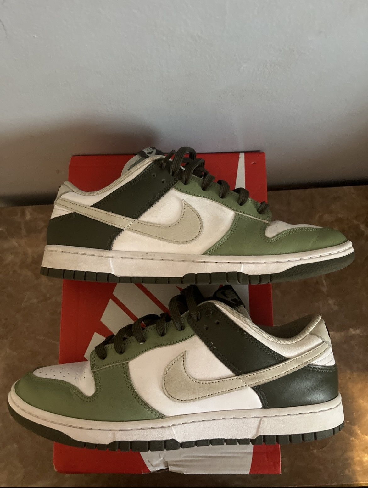 Nike Nike dunks green Size US 10.5 / EU 43-44 - 2 Thumbnail
