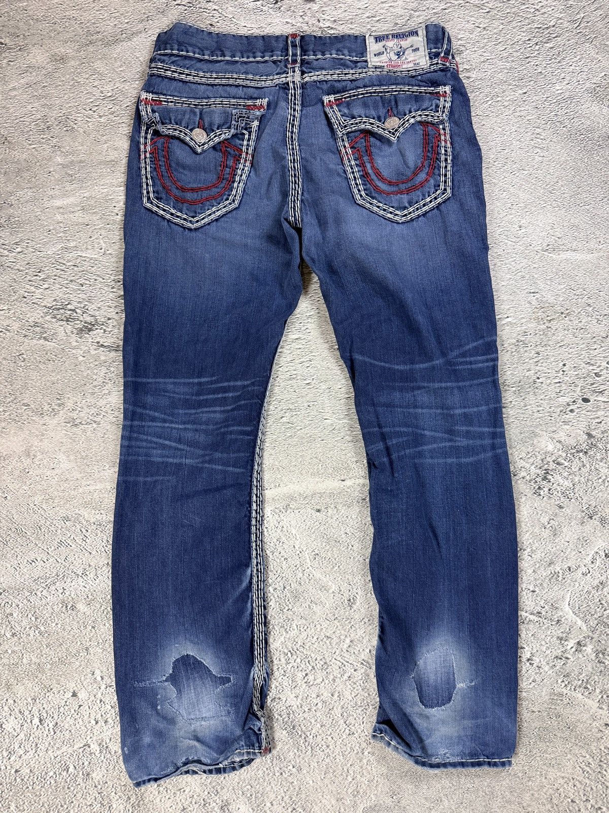 True Religion True Religion jeans vintage straight denim Mega T stitching Size US 38 / EU 54 - 1 Thumbnail