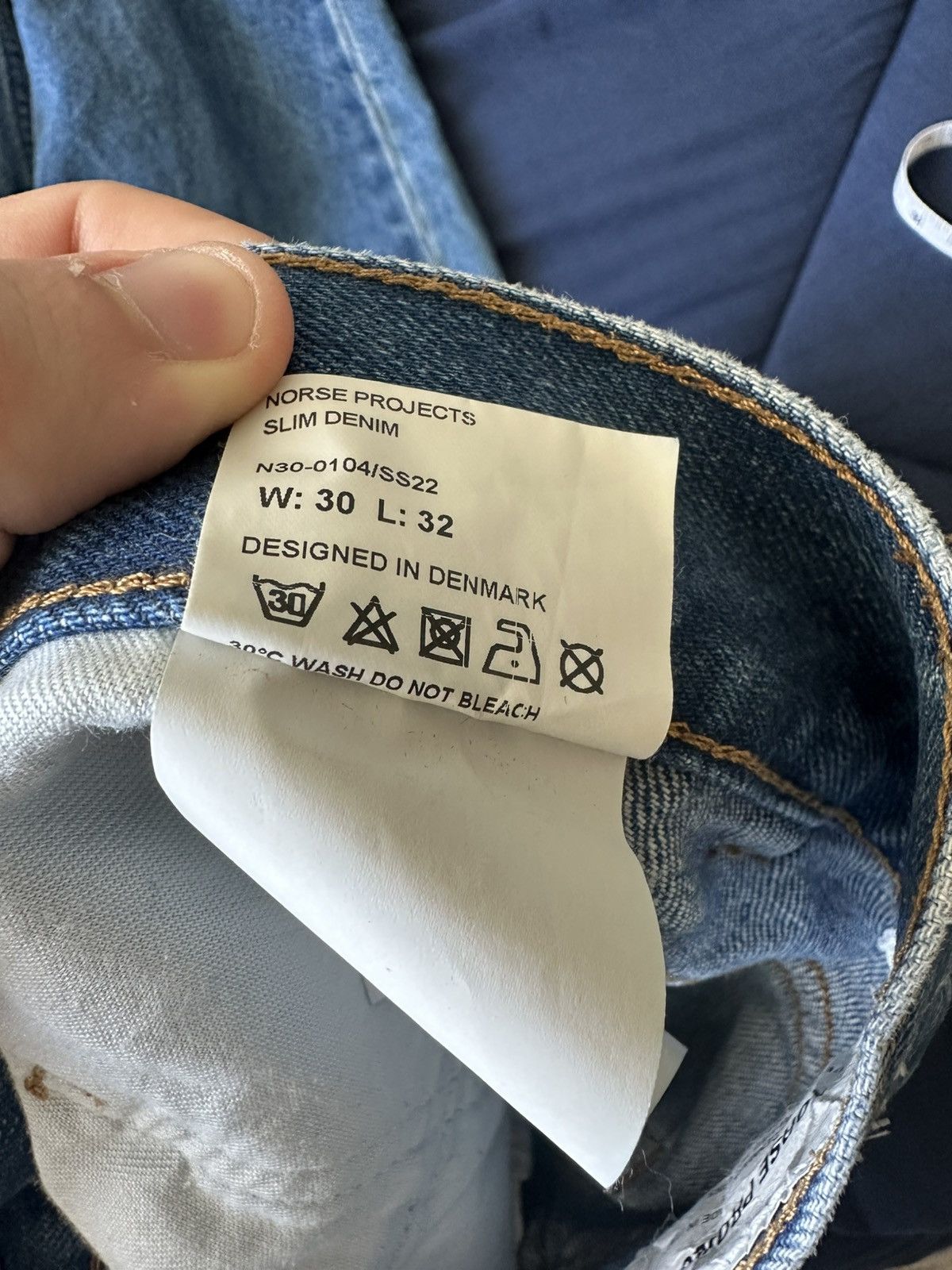 Norse Projects Norse Projects Dark Blue Jeans Size US 30 / EU 46 - 10 Thumbnail