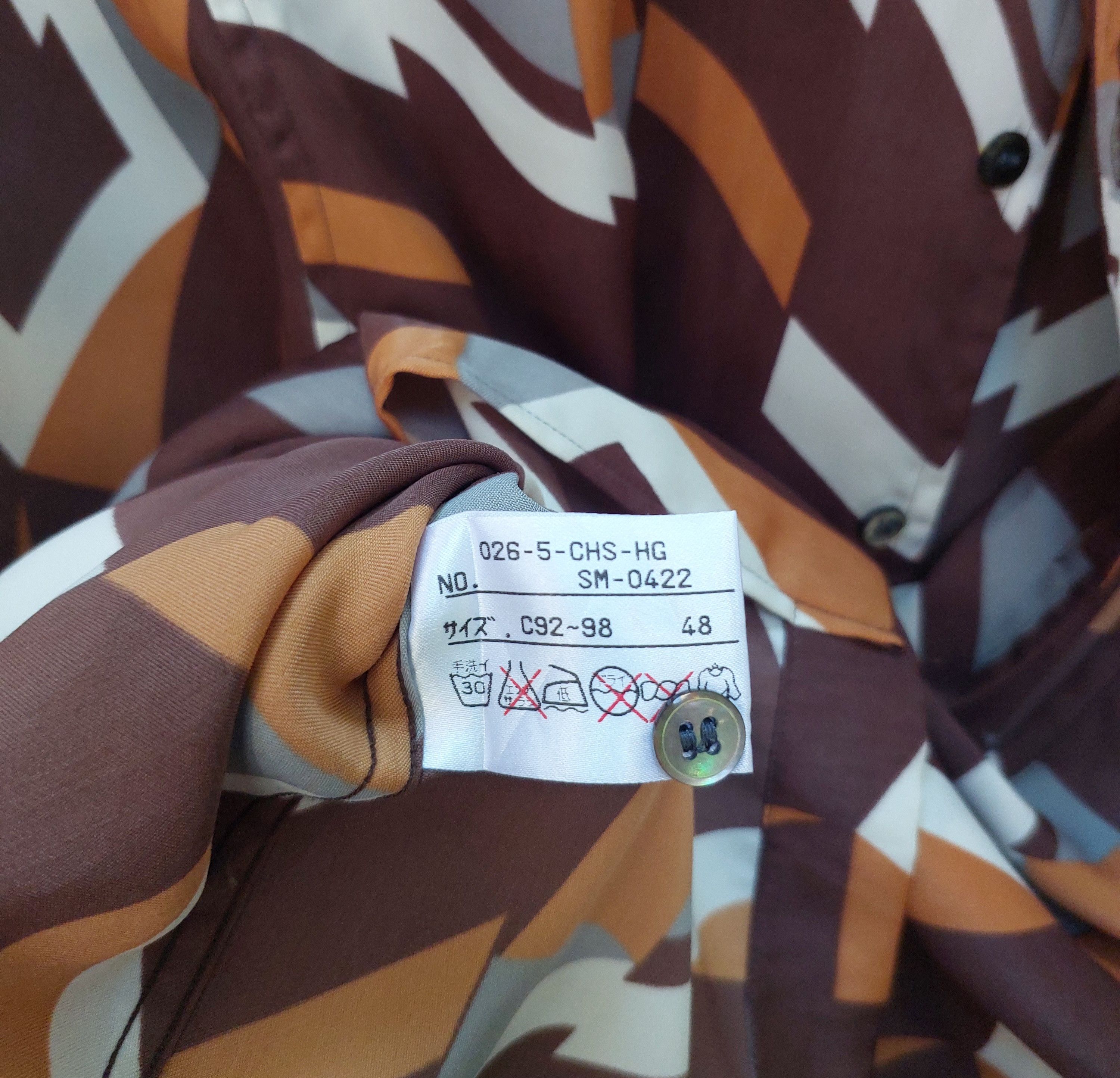 Jean Paul Gaultier Jean Paul Gaultier Objet Geometric Print Shirt Size US M / EU 48-50 / 2 - 8 Thumbnail