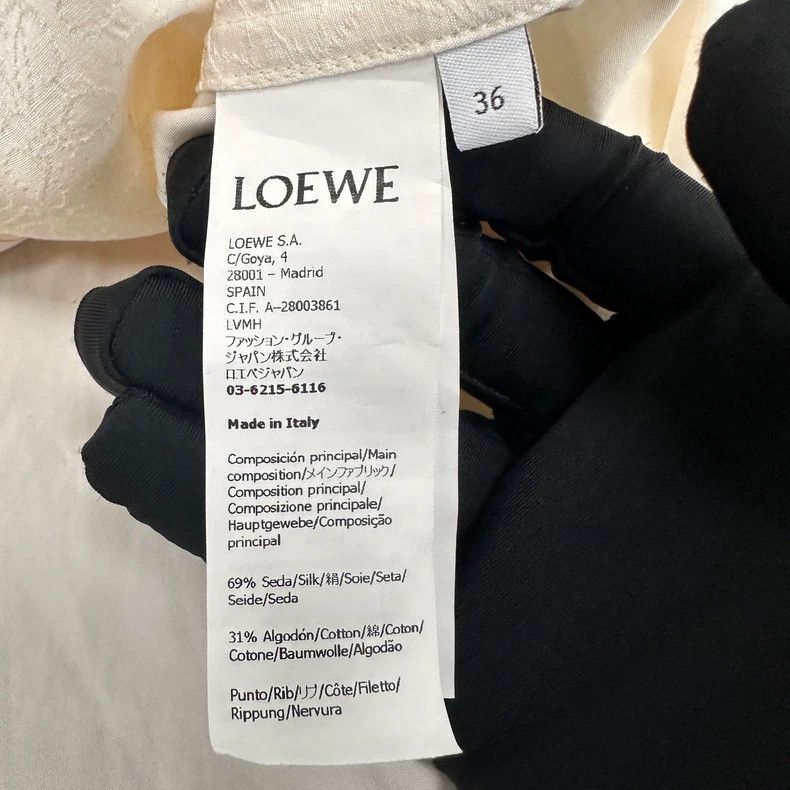 Loewe LOEWE Tinted logo printed on the hooded sun shirt Size XXS / US 00 / IT 34 - 3 Thumbnail