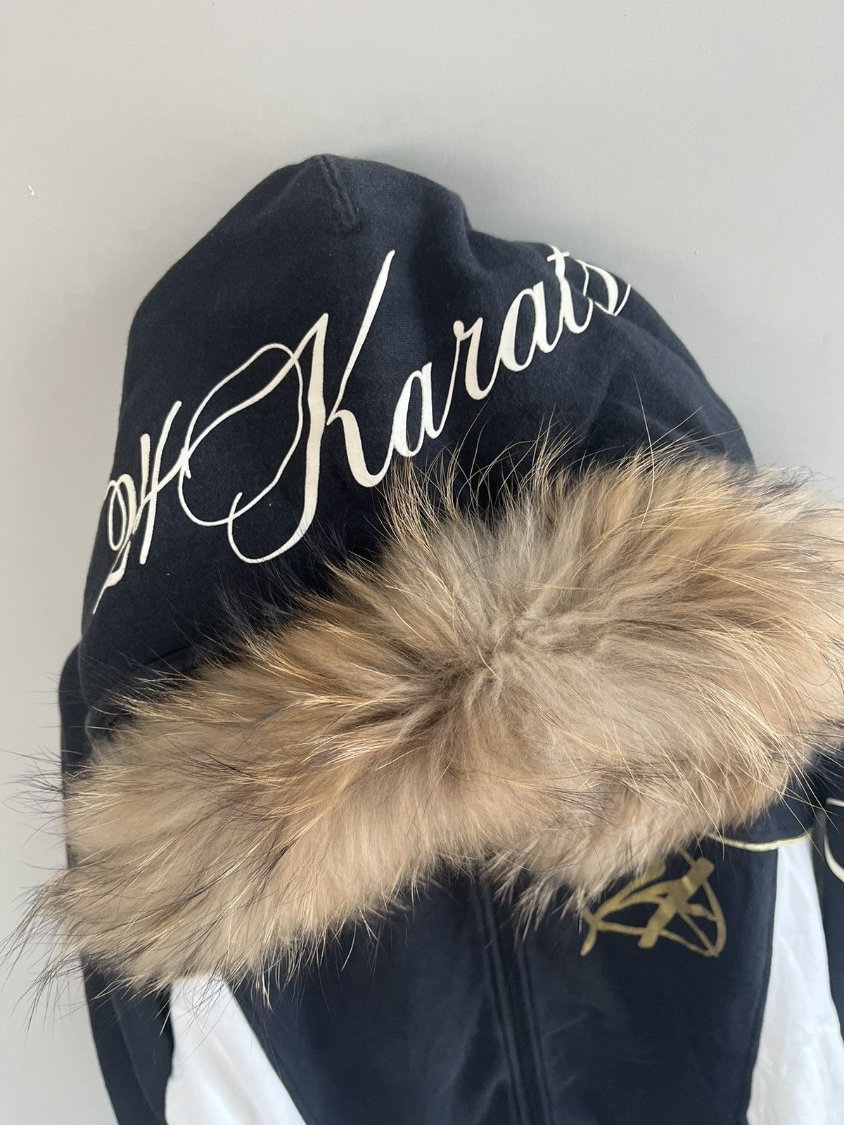 14th Addiction JAPANESE 24KARATS FUR HOODIE POEM SEDITIONARIES GOTHIC PUNK Size US XL / EU 56 / 4 - 6 Thumbnail