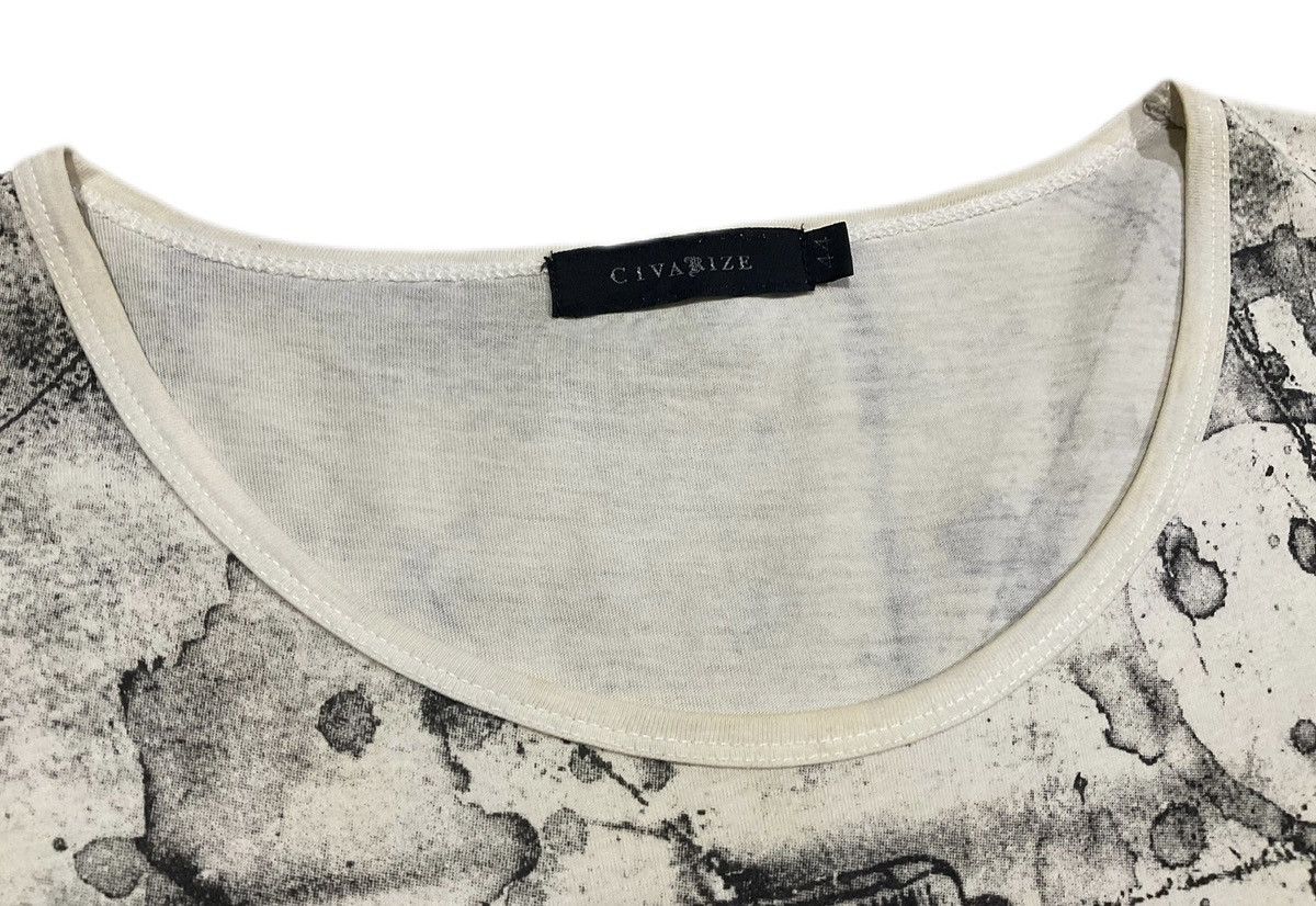 Hysteric Glamour × If Six Was Nine × Japanese Brand 🔥Sick Y2K Civarize Asymmetric Shirt 3D Skeleton Overprinted Size US S / EU 44-46 / 1 - 8 Thumbnail