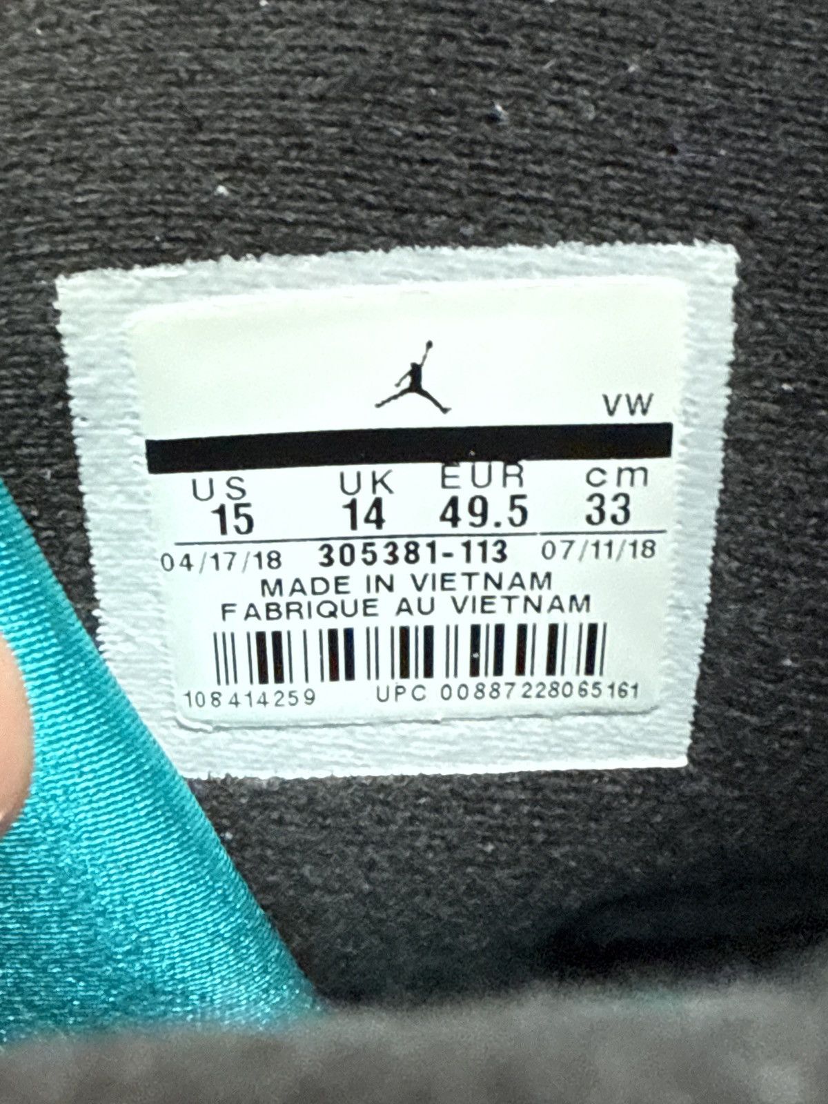 Jordan Brand × Nike Air Jordan 8 Retro South Beach Size US 15 / EU 48 - 6 Thumbnail