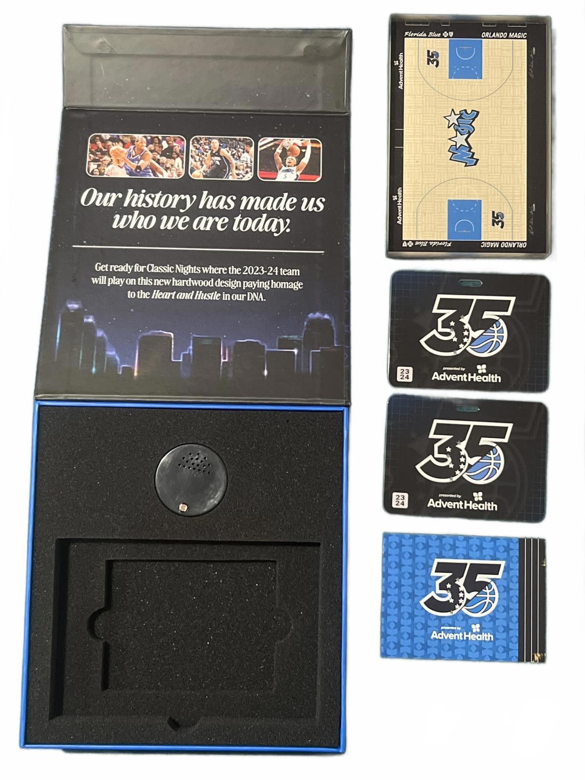 NBA Orlando Magic 35th Anniv. Collectible "Classic Nights" Box Size ONE SIZE - 4 Thumbnail