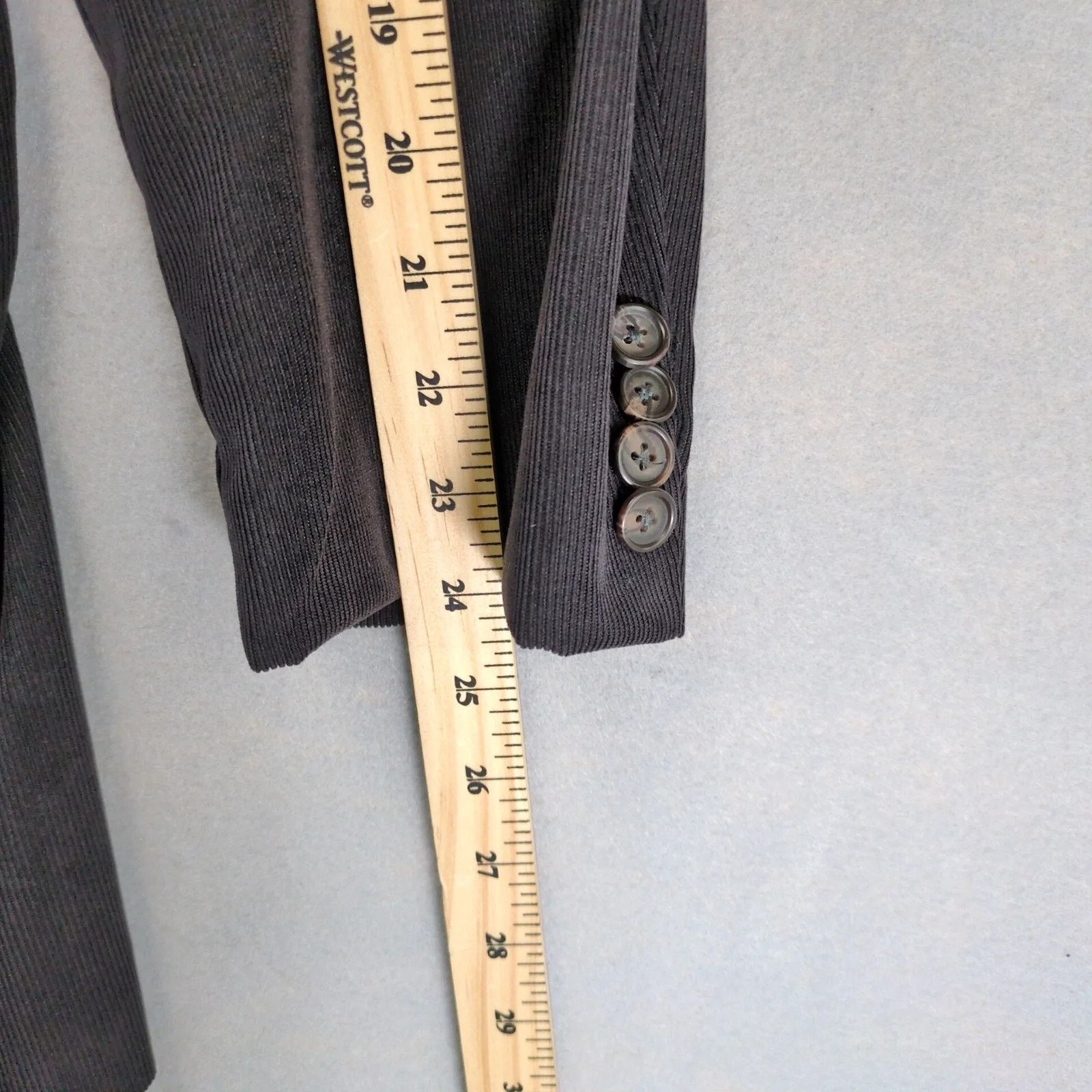 Ralph Lauren Ralph Lauren Black Corduroy Sports Coat 44L Blazer Jacket Size 44L - 8 Thumbnail