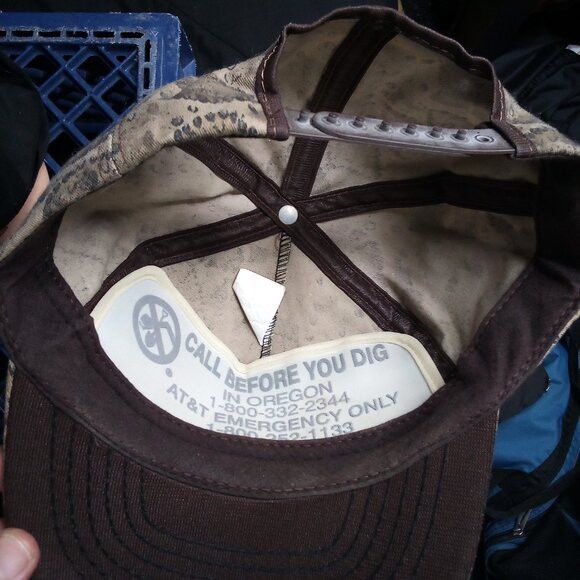 Other DS Vintage AT&T Camouflage Snake Reptile Snap Trucker Hat Size ONE SIZE - 6 Thumbnail