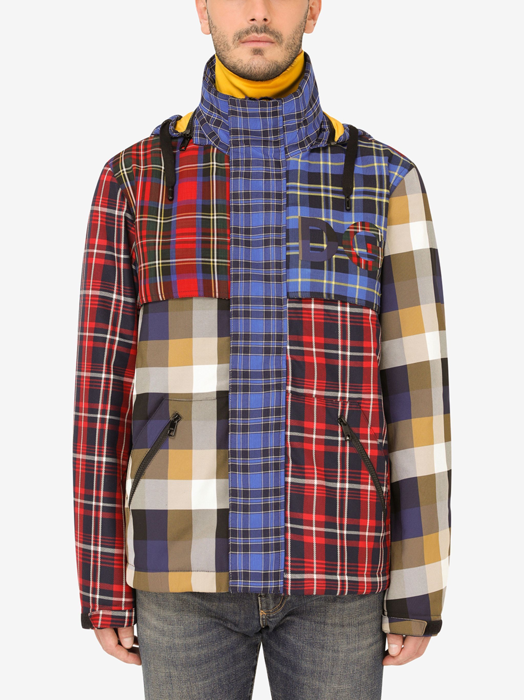 Dolce & Gabbana o1y0125 Logo Hooded Coat in Multicolor Size US S / EU 44-46 / 1 - 3 Thumbnail