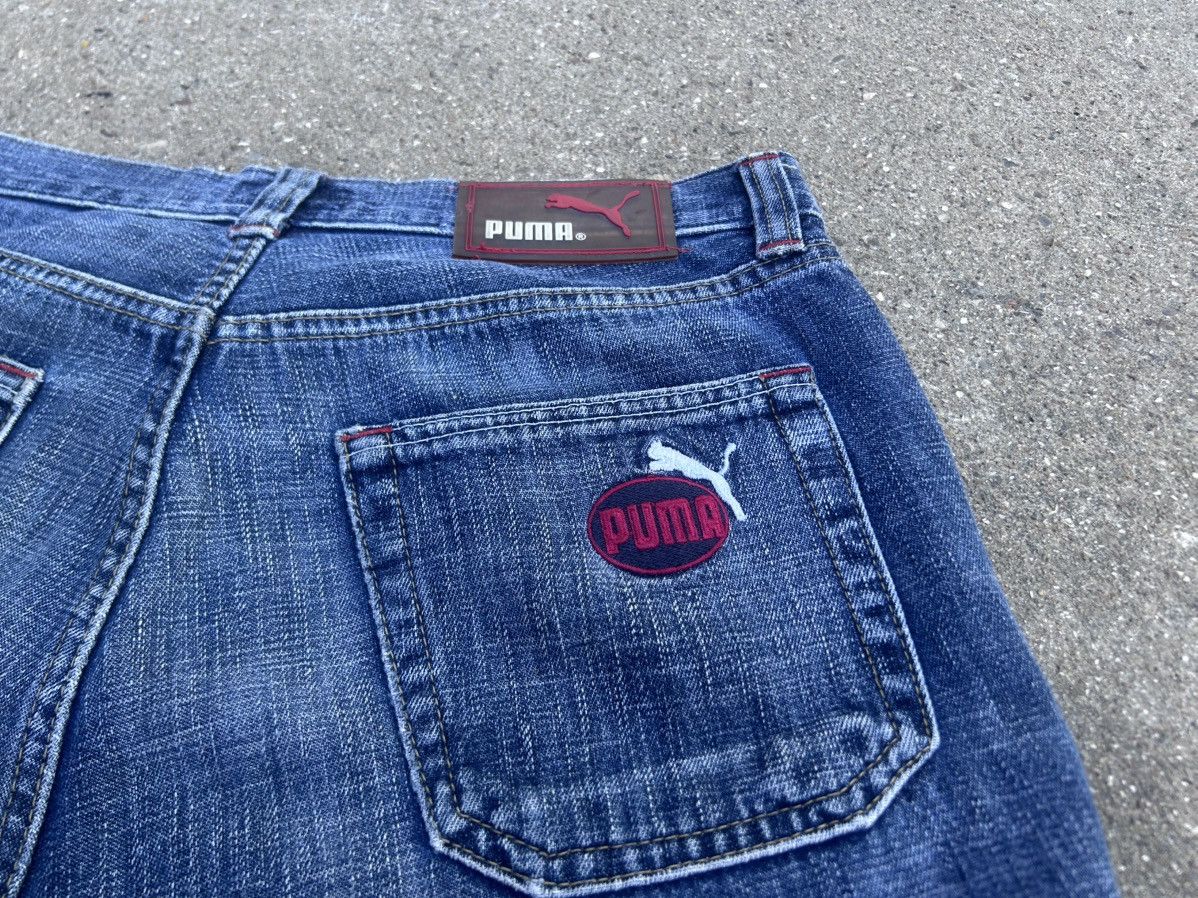Puma Rare Vintage Puma Jeans Size US 31 - 3 Thumbnail
