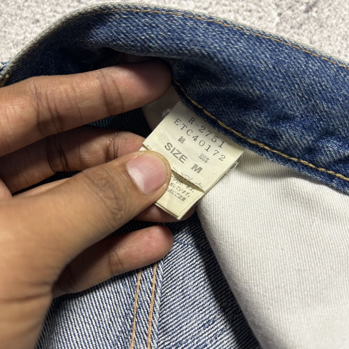 Japanese Brand RNA Crazy Distressed Bluewash Denim Pants Size US 30 / EU 46 - 15 Thumbnail