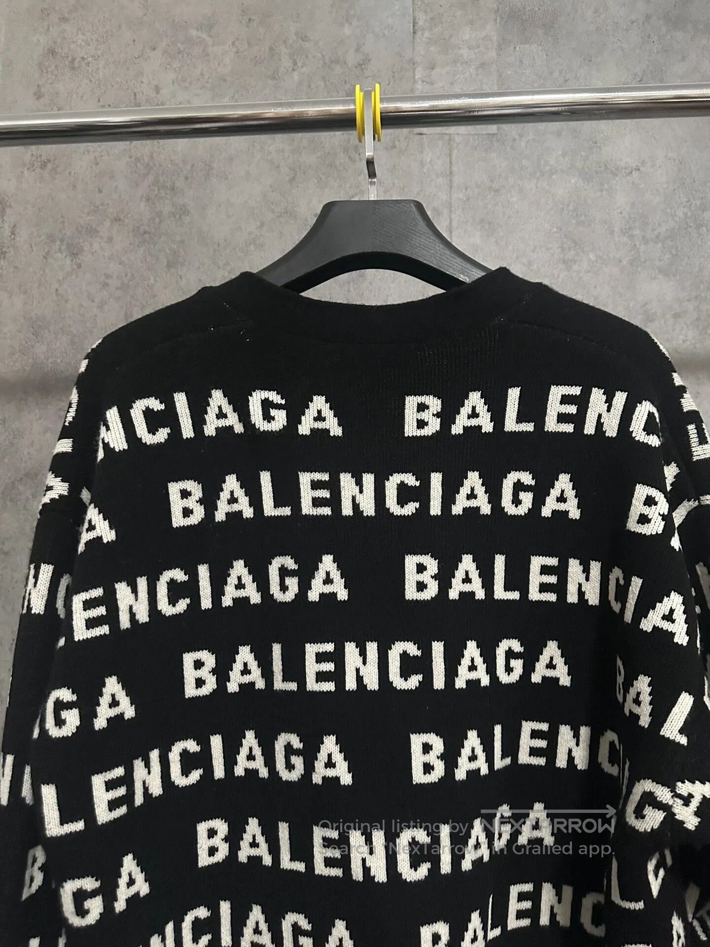 Balenciaga balenciaga logo sweater cardigan in black. Size US L / EU 52-54 / 3 - 5 Thumbnail