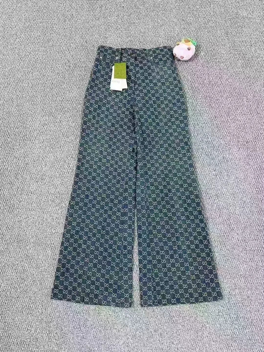 Gucci Gucci Double G Print Flared Jeans Size 26" / US 2 / IT 38 - 1 Preview