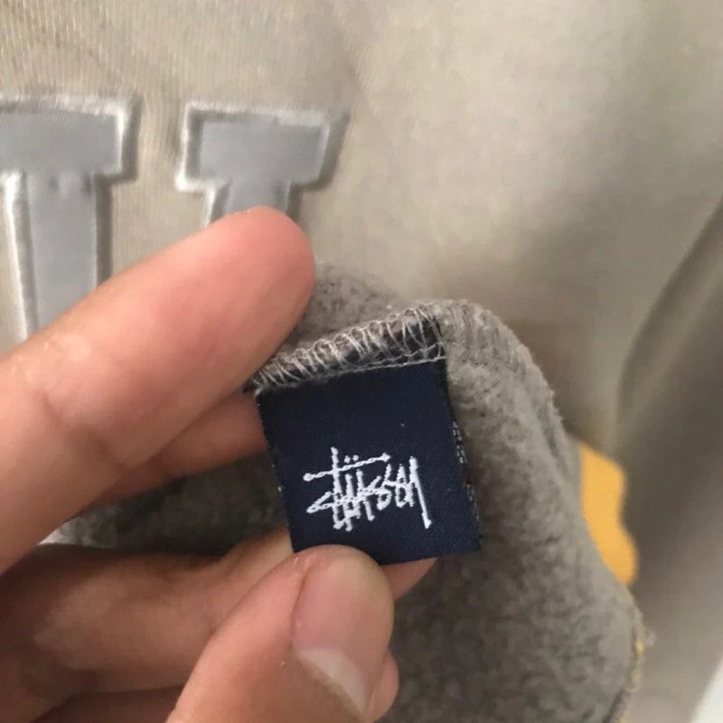 Stussy × Vintage Vintage Y2K Stussy STU 80 Spellout Embroidered Hoodie Size US M / EU 48-50 / 2 - 7 Thumbnail