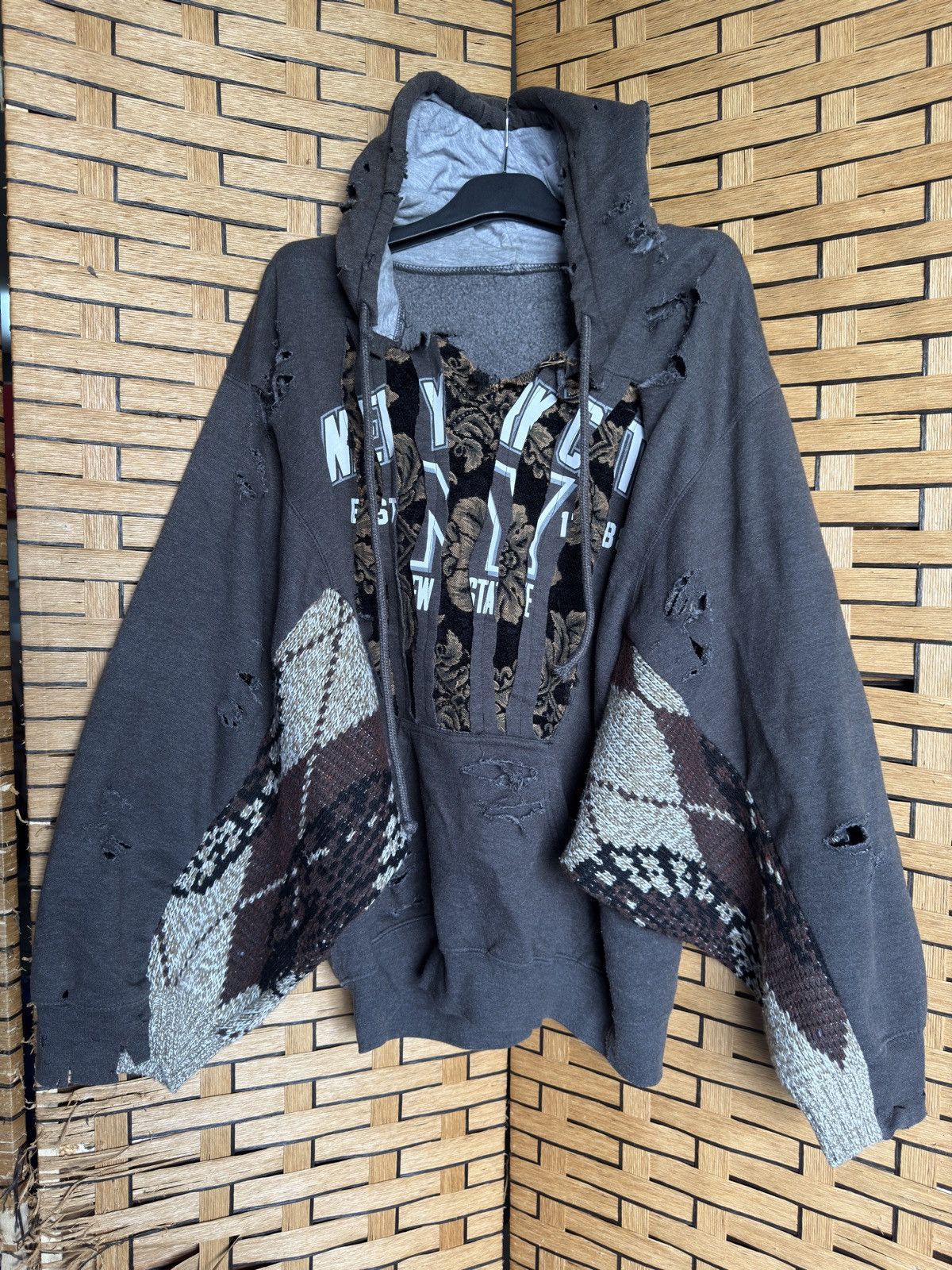Other New York City Distressed Patchwork Hoodie Size US L / EU 52-54 / 3 - 2 Thumbnail