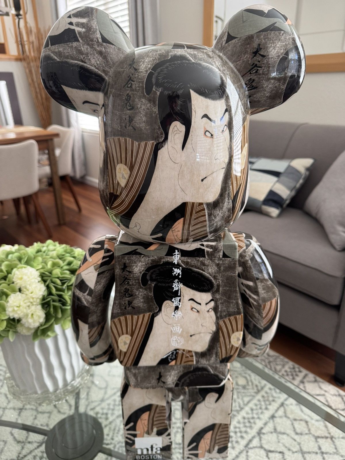 Bearbrick Sharaku Toshusai Otani Oniji III Japan Tokyo 1000%