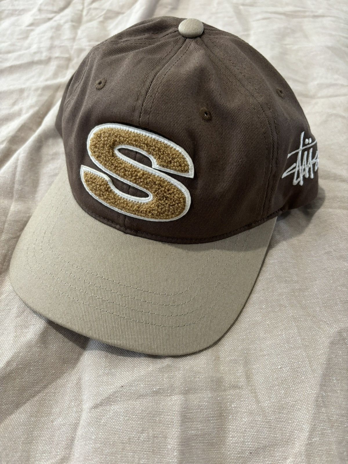Stussy Chenille S Cap Brown Travis Scott