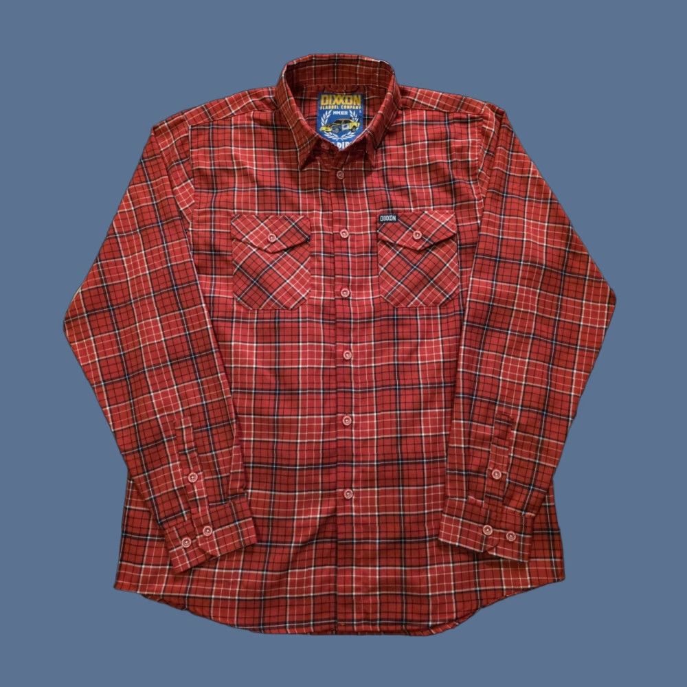 Vintage Dixxon Flannel Company The Dirte Long Sleeve Red Plaid Shirt Mens Large Button-Up Collared Relaxed Fit Casual Workwear Size US L / EU 52-54 / 3 - 1 Thumbnail
