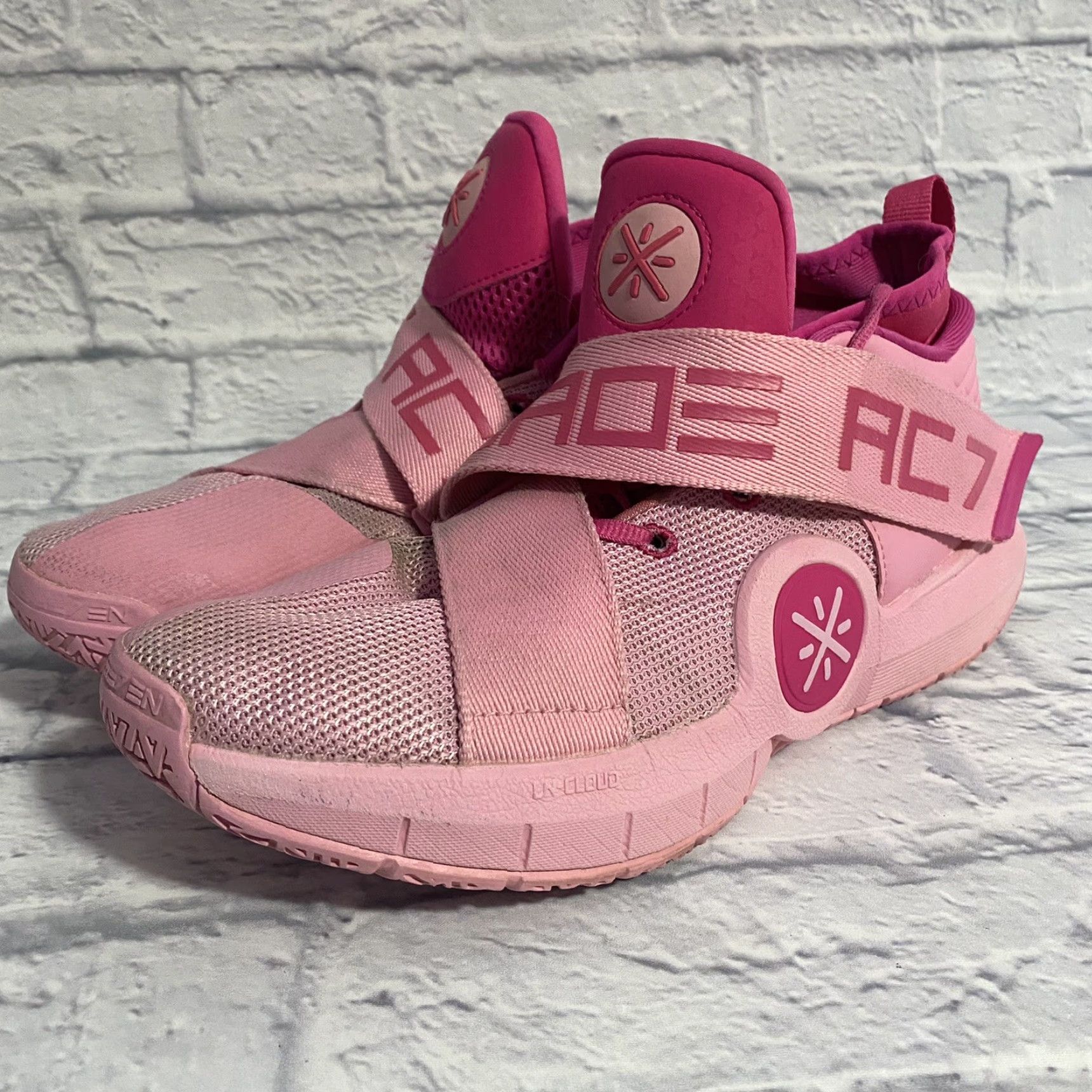 Pinko Way of Wade All City AC7 Li Ning Pink Basketball Sneakers Men’s Size 9.5 - Way of Wade - Athletic Sneaker - Men - 9.5 - Pink - Basketball - Mid Top Size US 10 / EU 43 - 3 Thumbnail