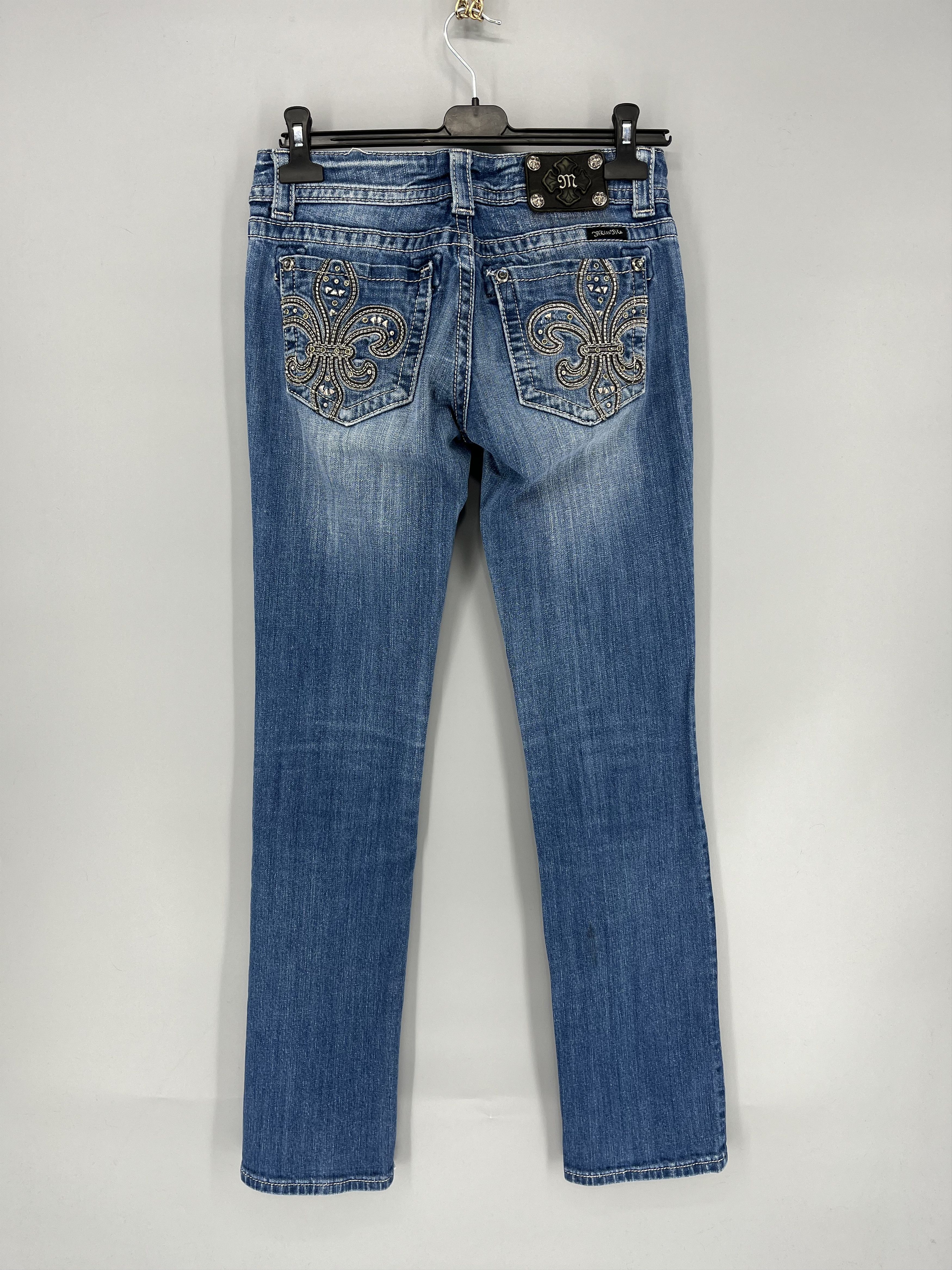 Hysteric Glamour × Japanese Brand × Miss Me Miss Me CRAZY Hysteric Glamour Chrome Hearts Style Jeans Size 28" / US 6 / IT 42 - 9 Thumbnail