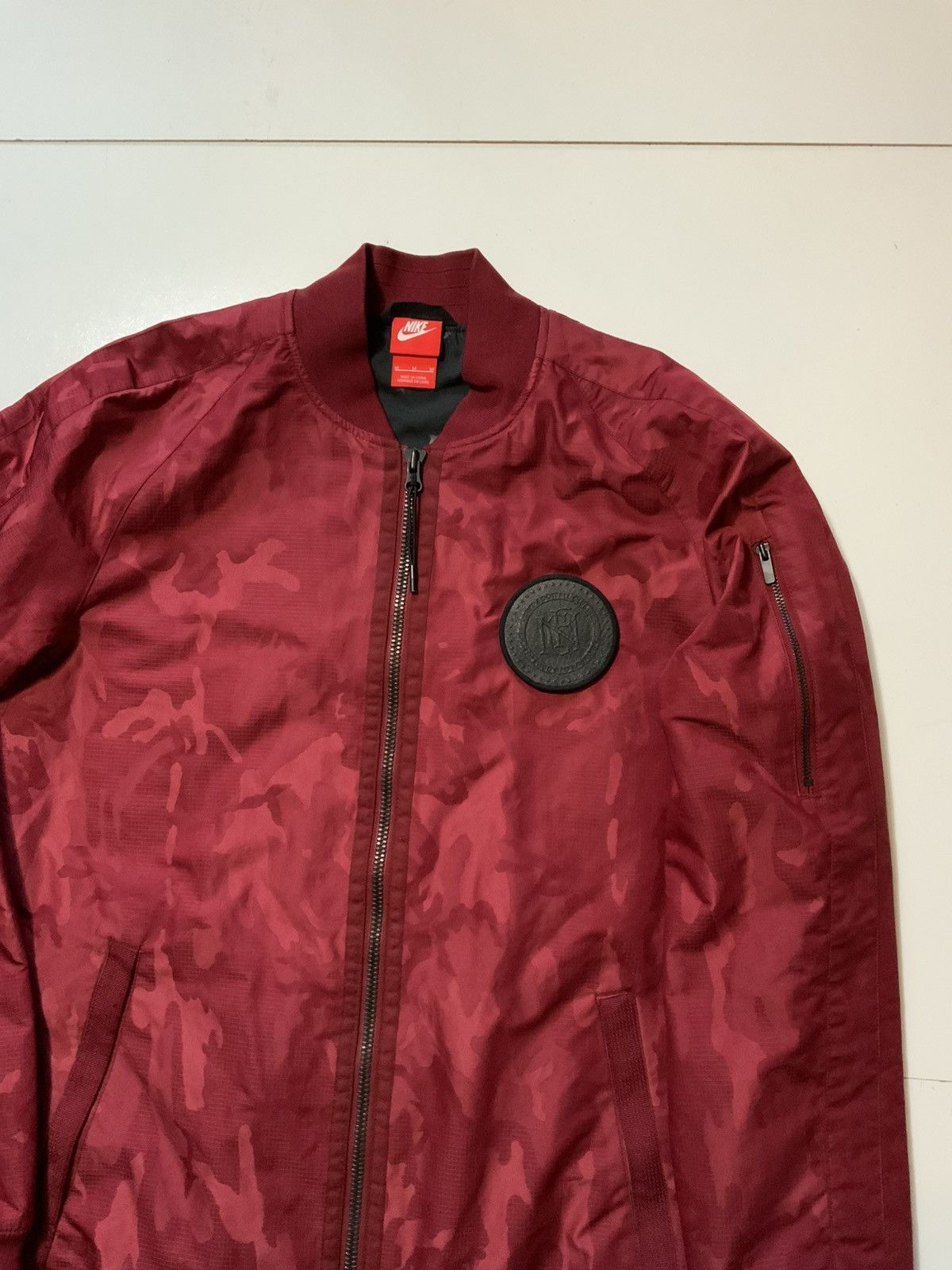 Nike Nike FC Football Club Sem Risco Nao Ha Vitoria Bomber Jacket Size US M / EU 48-50 / 2 - 5 Thumbnail