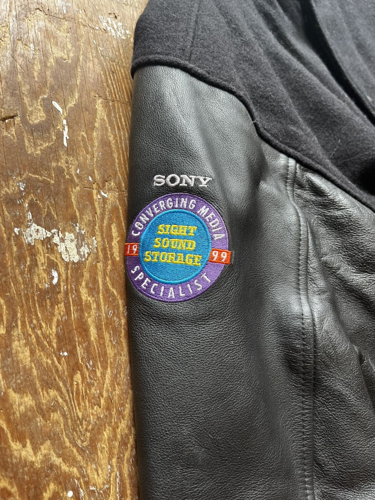 Sony Sony leather/wool jacket Size US L / EU 52-54 / 3 - 5 Thumbnail