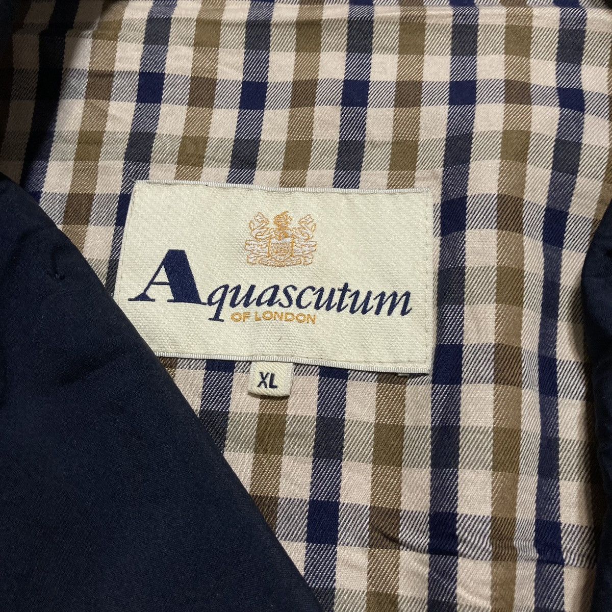 Aquascutum AQUASCUTUM - Vintage Napoleon Navy Jacket Made In Italy Size US XL / EU 56 / 4 - 8 Thumbnail