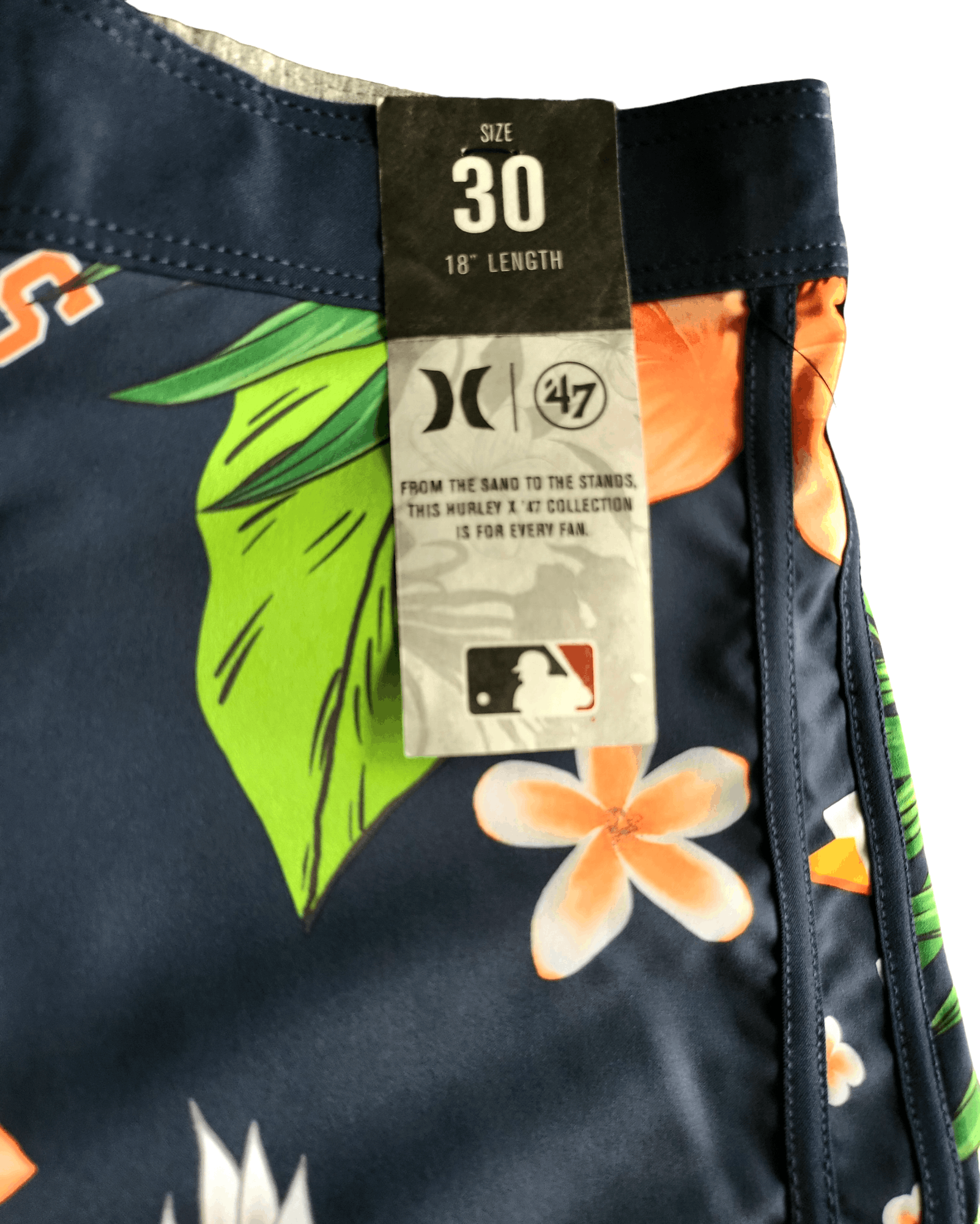 Hurley NWT Houston Astros Hurley x '47 Phantom Tailgate Swim Shorts Size US 30 / EU 46 - 8 Thumbnail