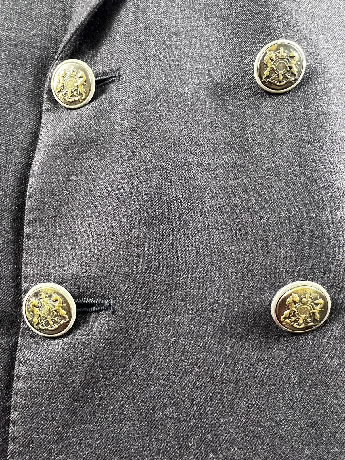 Celine 🔥 Vtg Tailoring French CELINE LORO PIANA Golden Button Size 52S - 5 Thumbnail