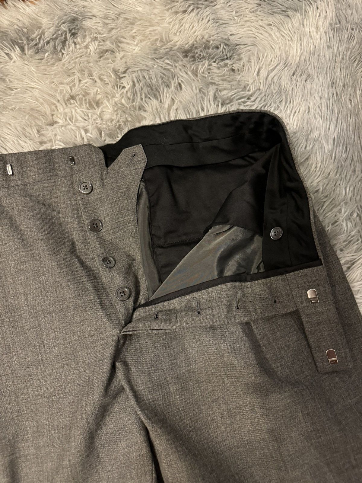Thom Browne Single pleated trouser in 2ply fresco Size US 36 / EU 52 - 2 Thumbnail