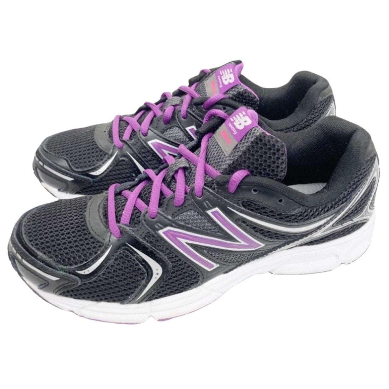 New Balance New Balance Running Course Black Purple Sneakers Sz 9.5 Size US 9.5 / IT 39.5 - 3 Thumbnail