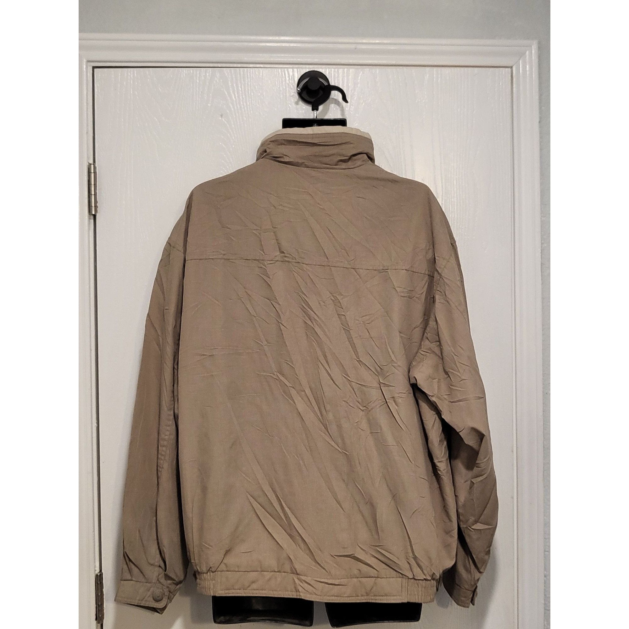 Members Only Members Only Tan Zip Up Men’s Jacket Adult Sz L Vintage Beig Size US L / EU 52-54 / 3 - 4 Thumbnail