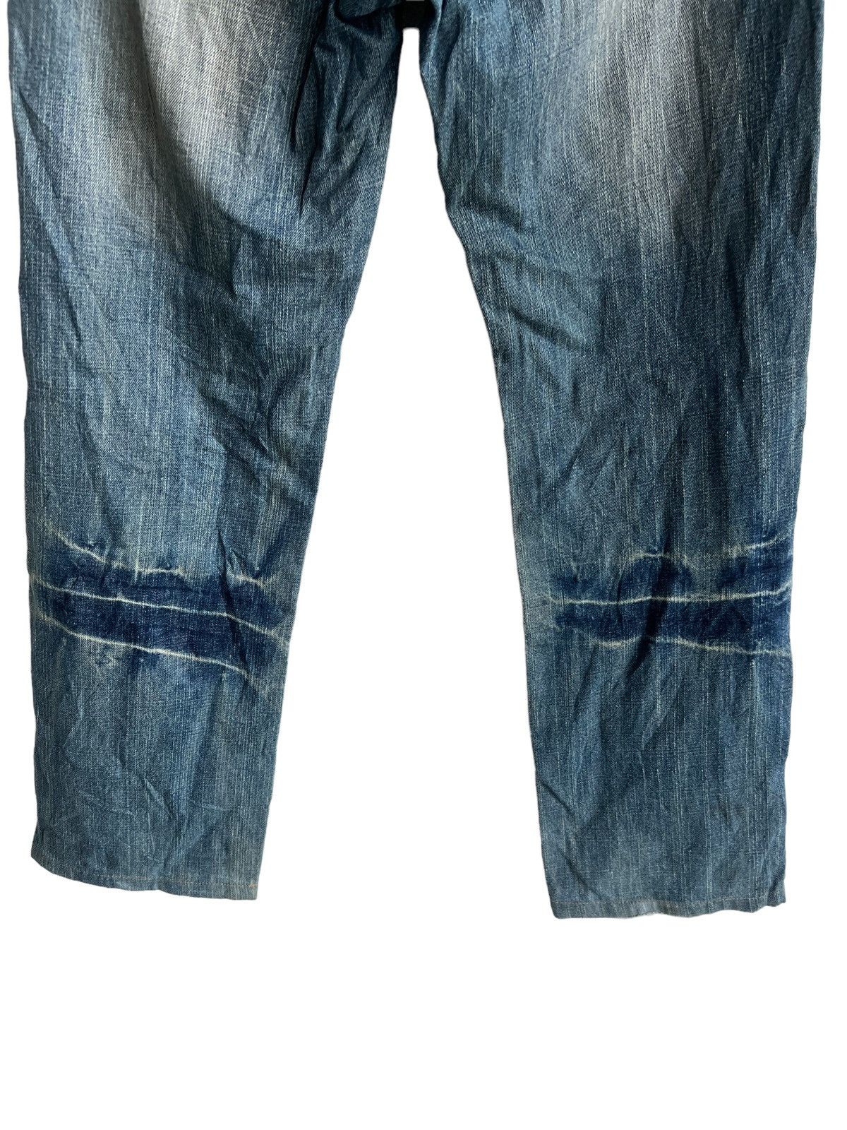 Karakuri Tamashii Y2K Karakuri Tamashi Dragon Sashiko Stitch Baggy Jeans Denim Size US 30 / EU 46 - 7 Thumbnail