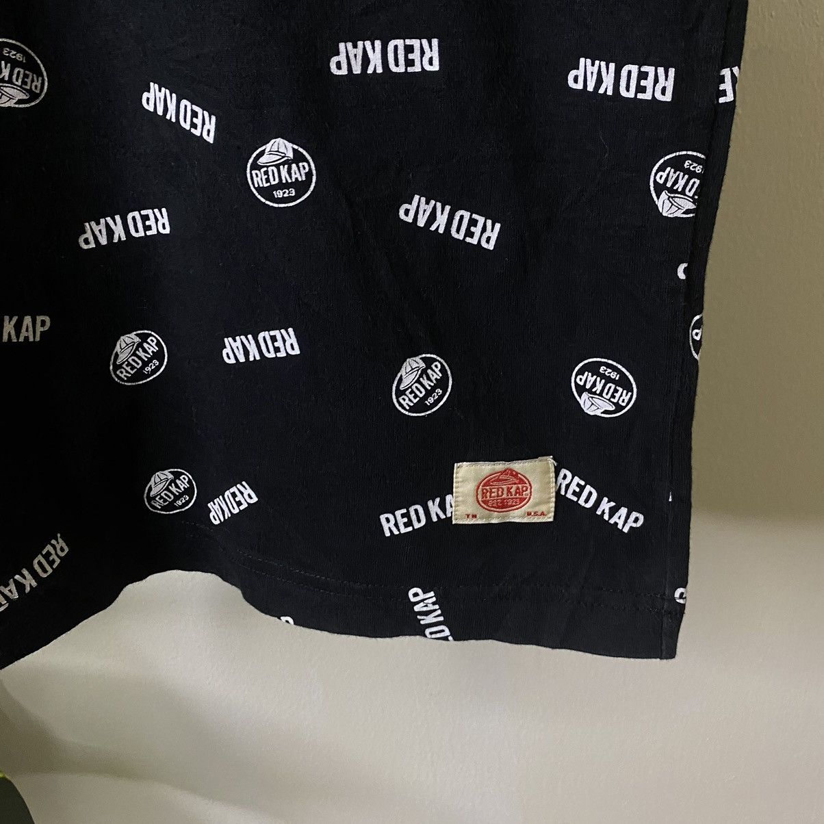 Red Kap Vintage Redkap AllOverPrint Workwear T Shirt Size US M / EU 48-50 / 2 - 3 Thumbnail