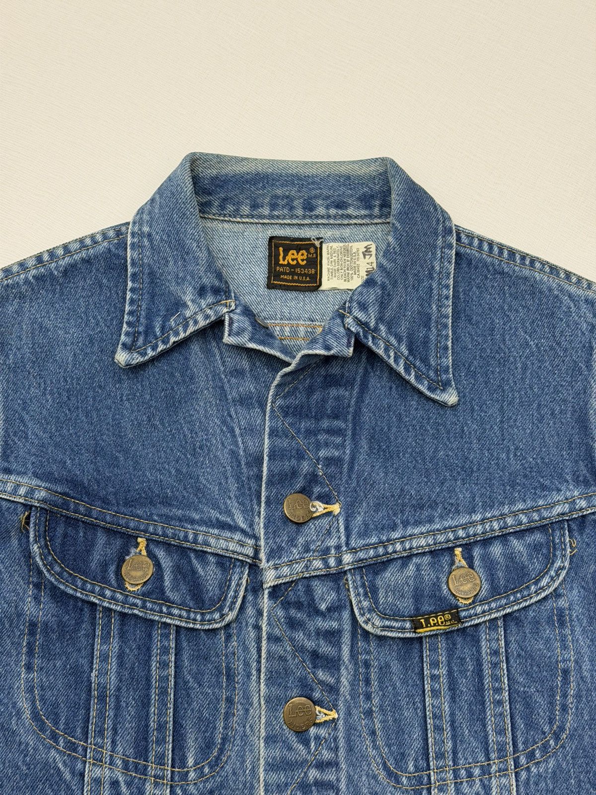 Lee Vintage 60s Lee Denim Trucker Jacket Union Made USA Wmn’s 14 Size S / US 4 / IT 40 - 4 Thumbnail