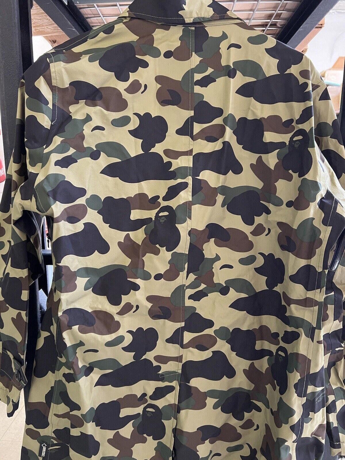 Bape Bape A Bathing Ape Gore-Tex Trench Coat Rain Jacket Camo M Size US M / EU 48-50 / 2 - 6 Thumbnail