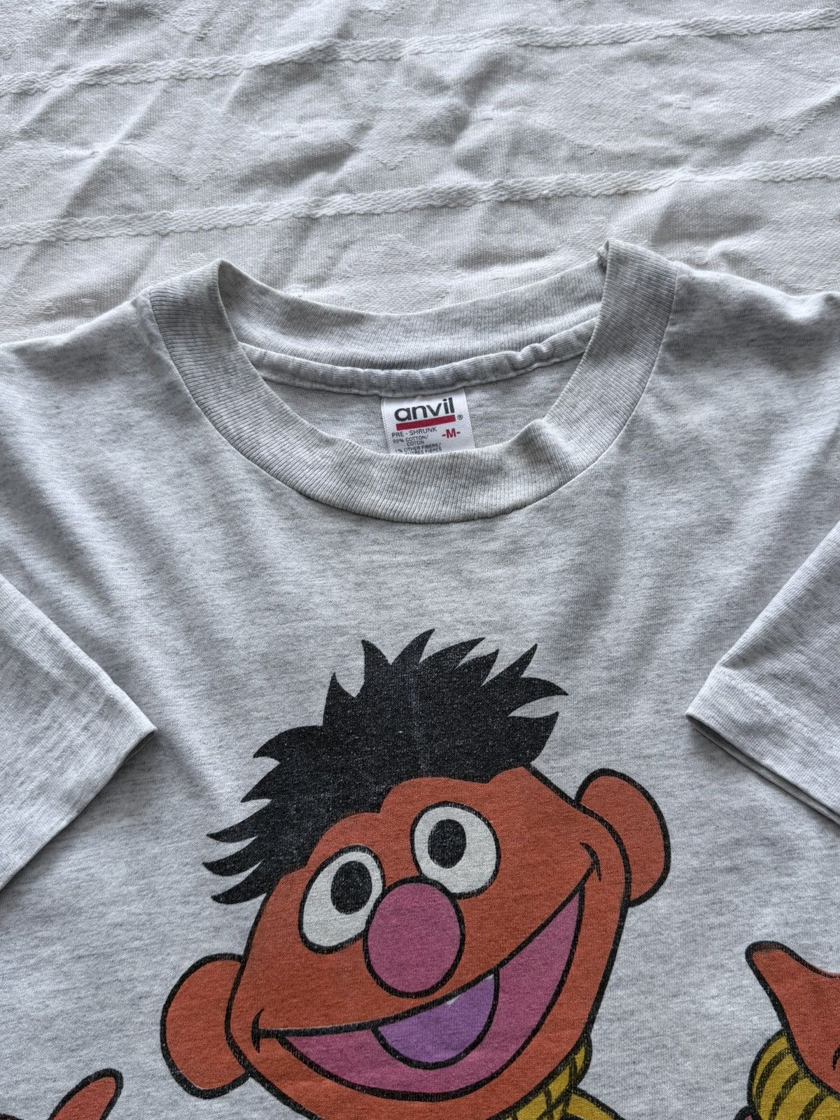 Cartoon Network Vintage 90s Sesame Street Ernie T-Shirt Tee Size US M / EU 48-50 / 2 - 6 Thumbnail