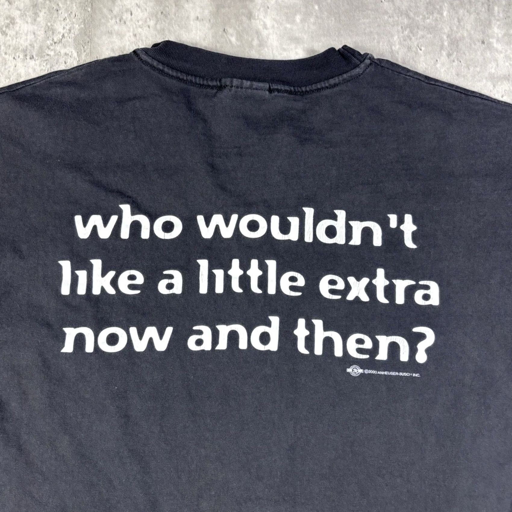 Hanes VINTAGE Tequiza Exta Funny Quote Beer Promo T Shirt Mens size M Size US M / EU 48-50 / 2 - 7 Thumbnail