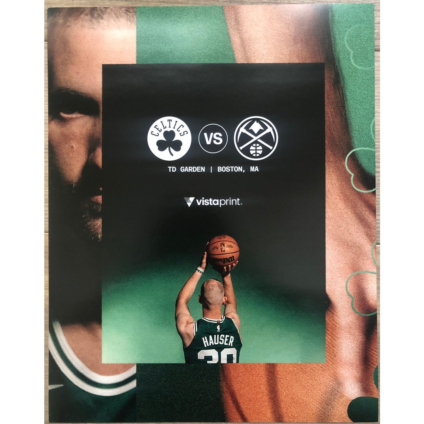 NBA Boston Celtics v Denver Nuggets 1/7/26 Lineup Poster Hauser Size ONE SIZE - 1 Thumbnail