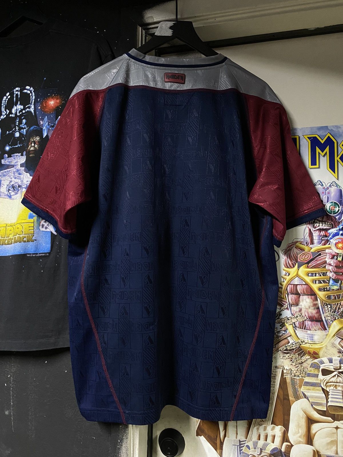Band Tees × Vintage 90’s Vintage Iron Maiden Band Jersey XLarge Size US XL / EU 56 / 4 - 2 Thumbnail