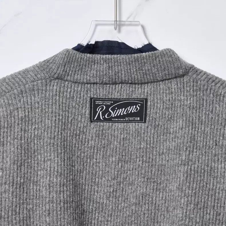 Raf Simons Raf Simons Unisex fake two-piece wool cardigan Size US S / EU 44-46 / 1 - 6 Thumbnail