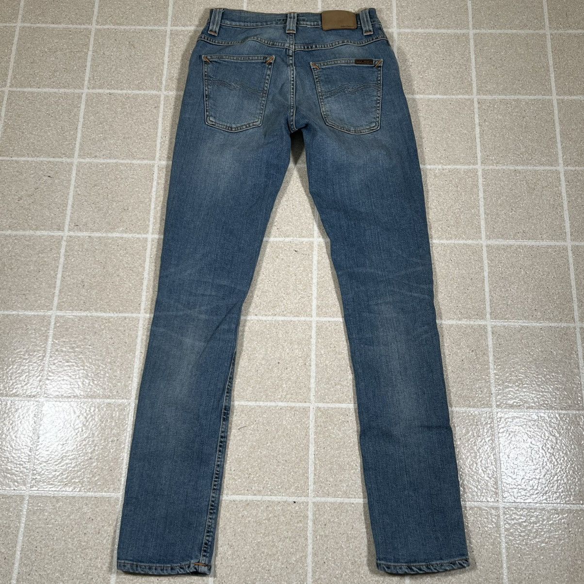 Nudie Jeans Nudie Jeans Grim Tim Salty Stone Blue Men Jeans size 26 / 32 Size US 26 / EU 42 - 1 Thumbnail