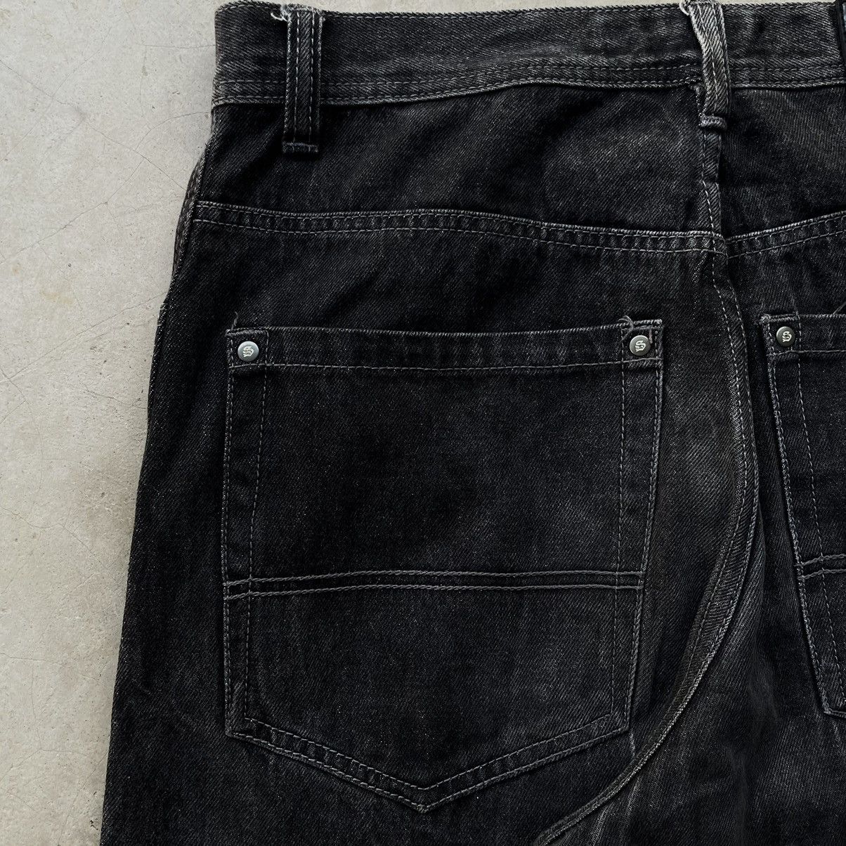 Southpole VINTAGE Y2K BAGGY SOUTHPOLE DISTRESSED HIPHOP SKATE JEANS Size US 35 - 17 Thumbnail