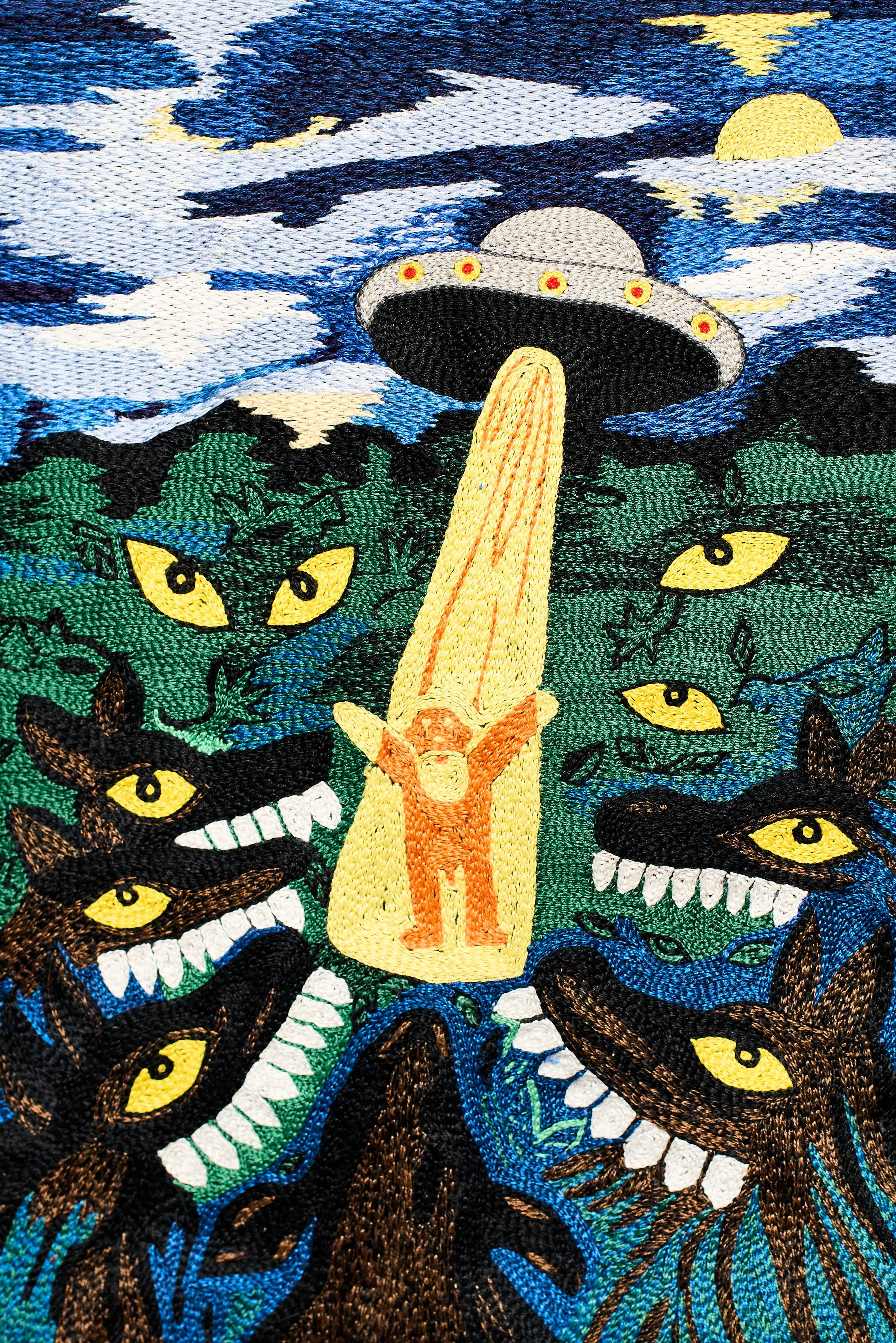 Walter Van Beirendonck Walter Van Beirendonck Abduction Embrodiery Bag Size ONE SIZE - 3 Thumbnail