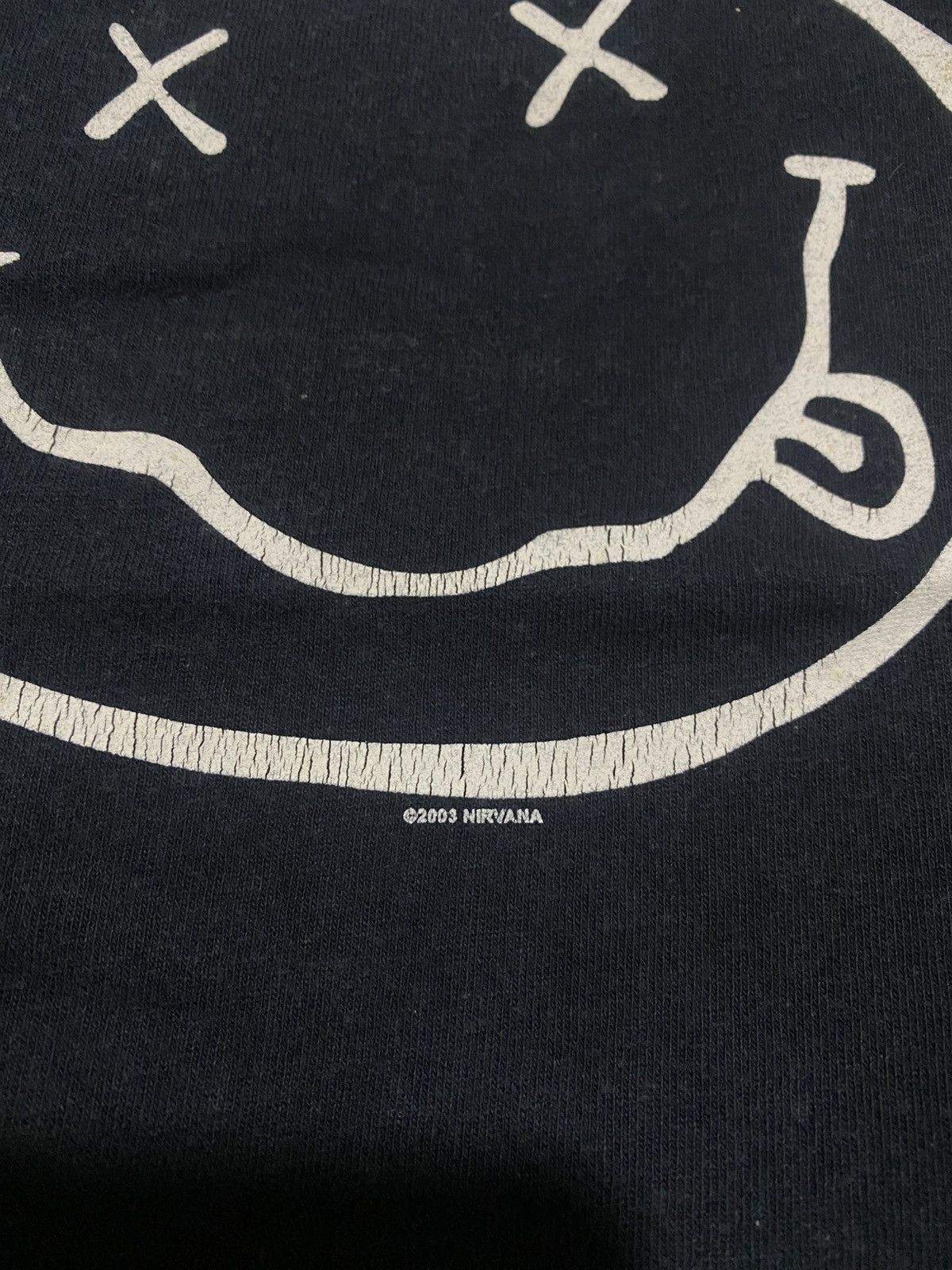 Nirvana Vintage Y2K 2003 Nirvana Iconic Smiley Logo T Shirt Size US S / EU 44-46 / 1 - 3 Thumbnail