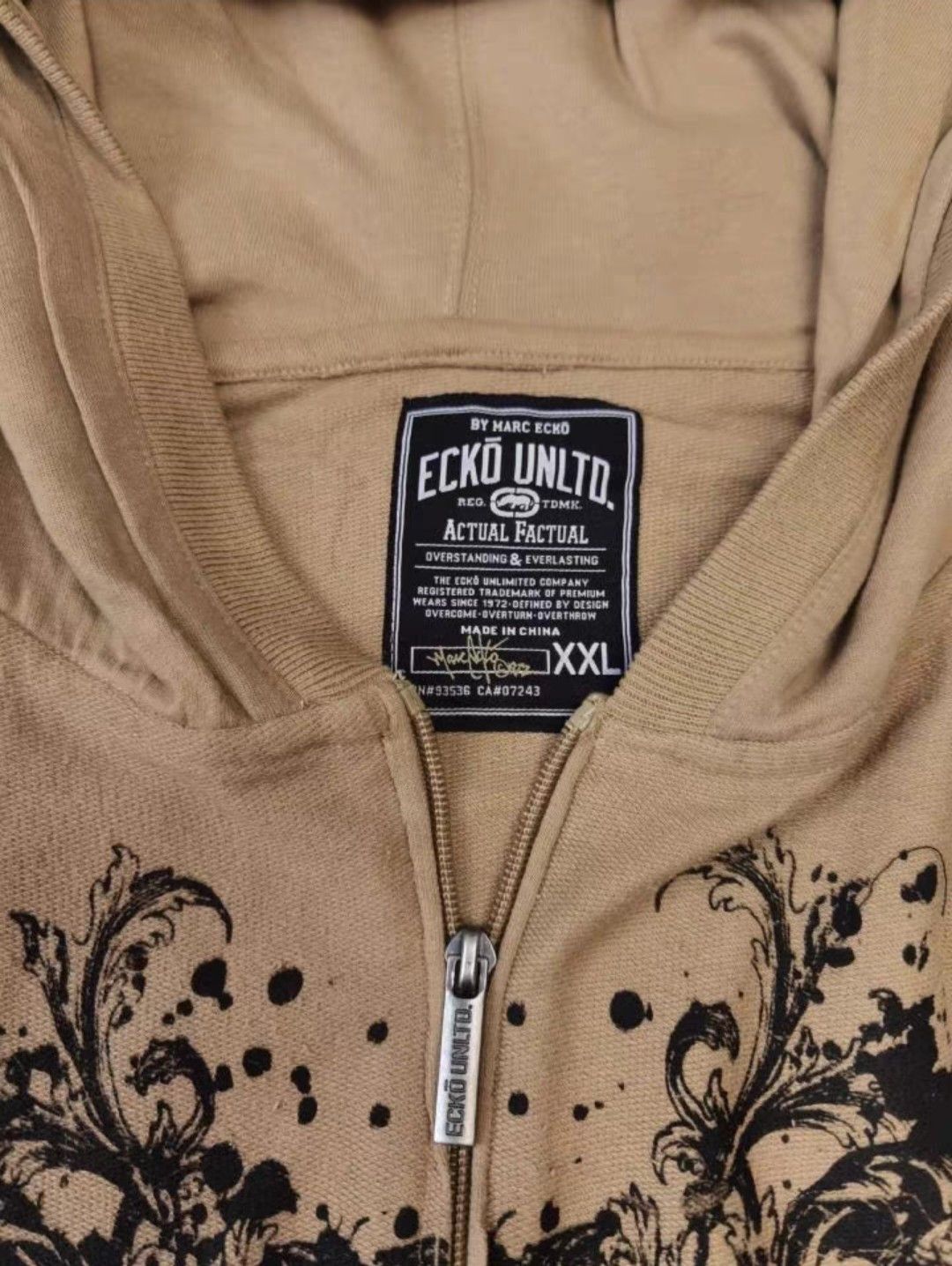 Ecko Unltd. ecko unltd grunge printed zipup hoodie Size US XXL / EU 58 / 5 - 2 Thumbnail