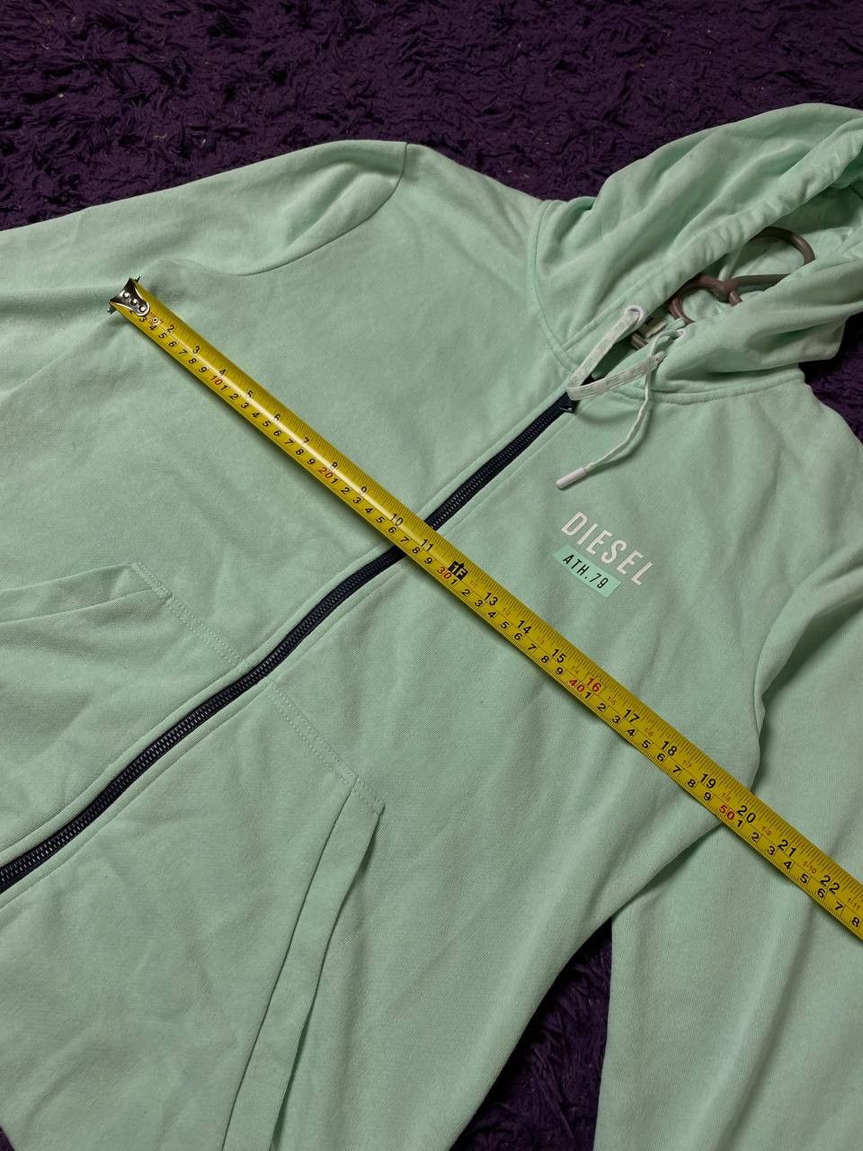 Diesel Zip Hoodie Print DIESEL Streetwear Y2K Size L / US 10 / IT 46 - 11 Thumbnail