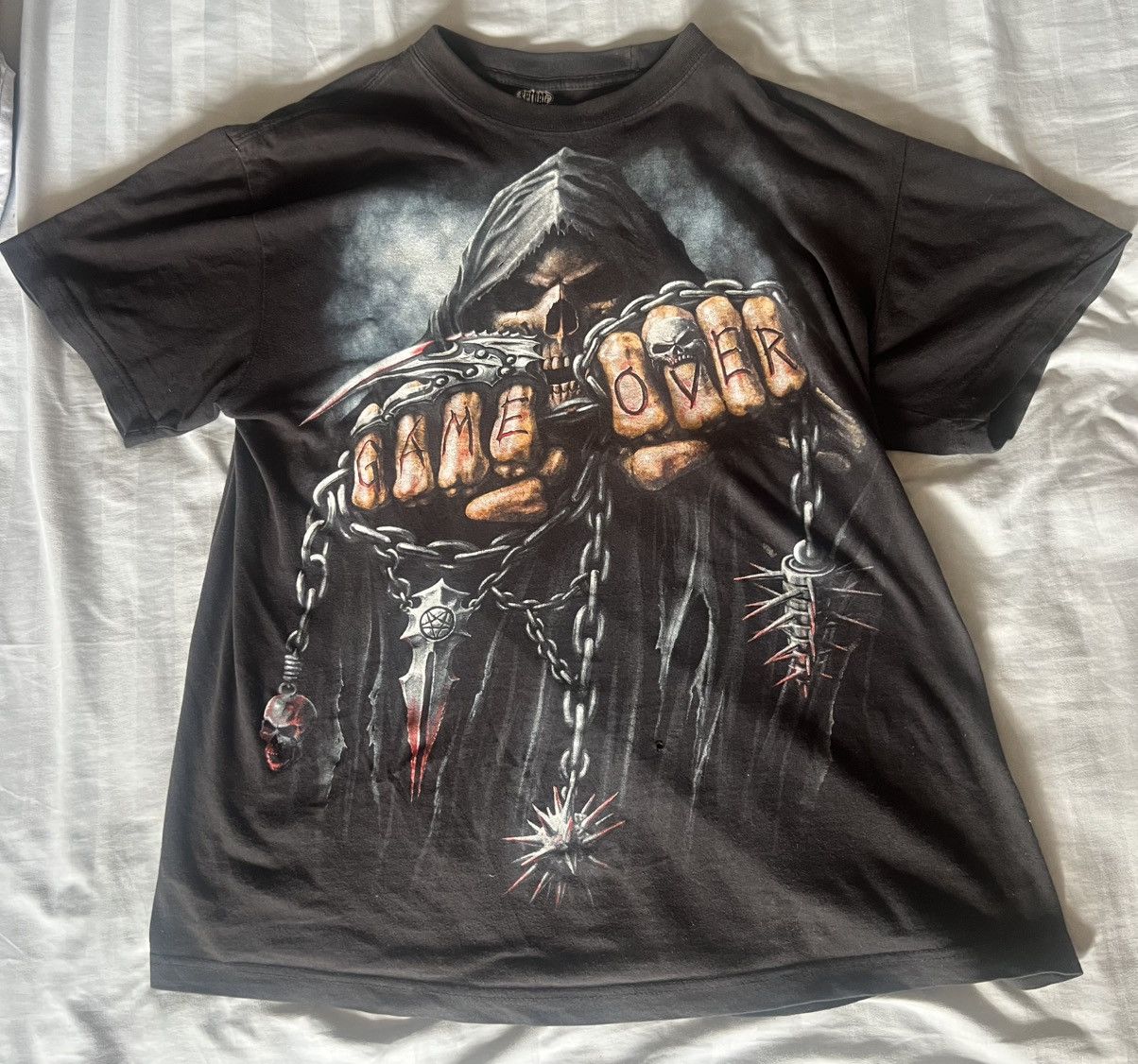 Vintage Rare Vintage Spiral Game Over T-Shirt Size US L / EU 52-54 / 3 - 1 Thumbnail